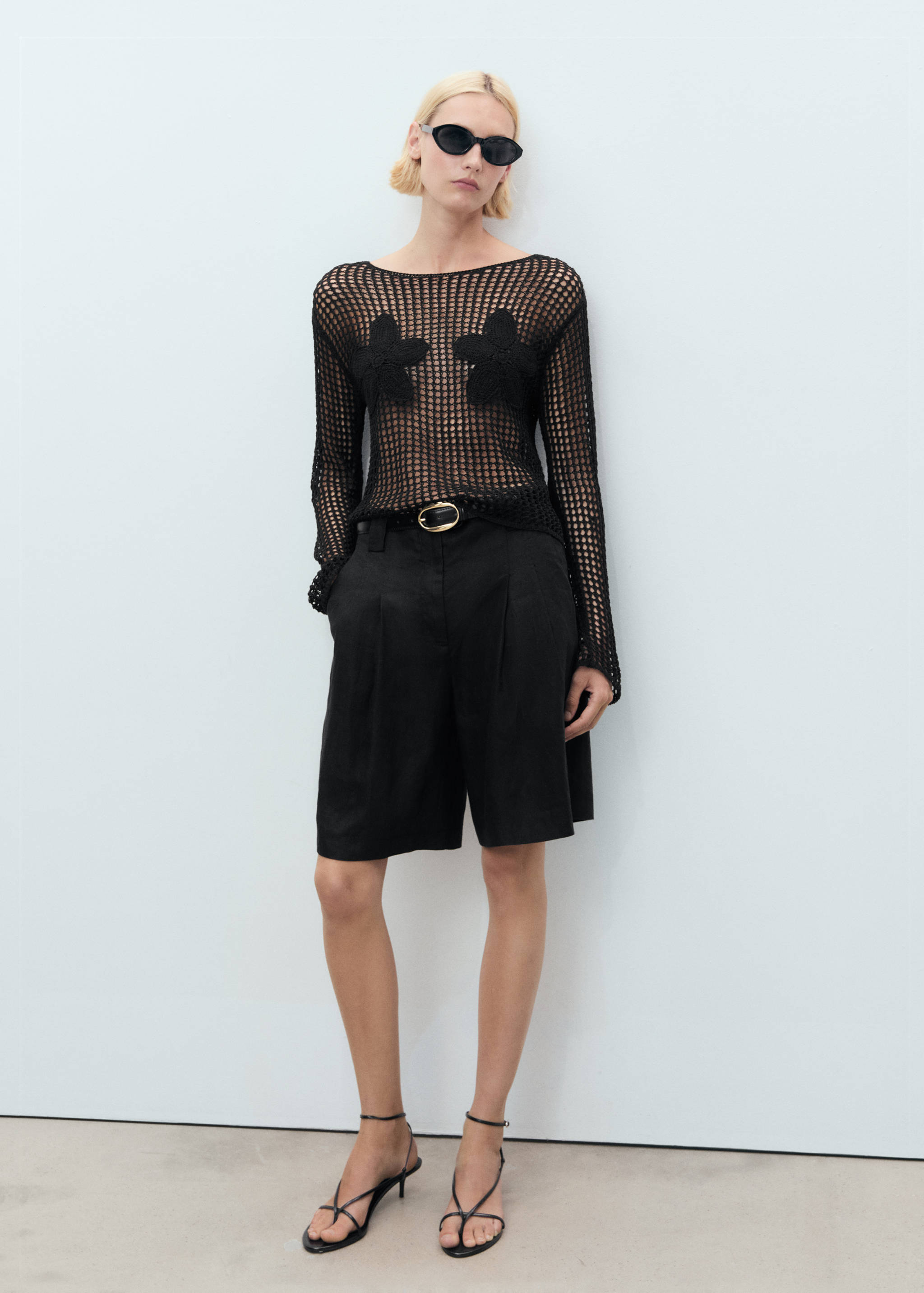 Knit embroidered sweater - General plane