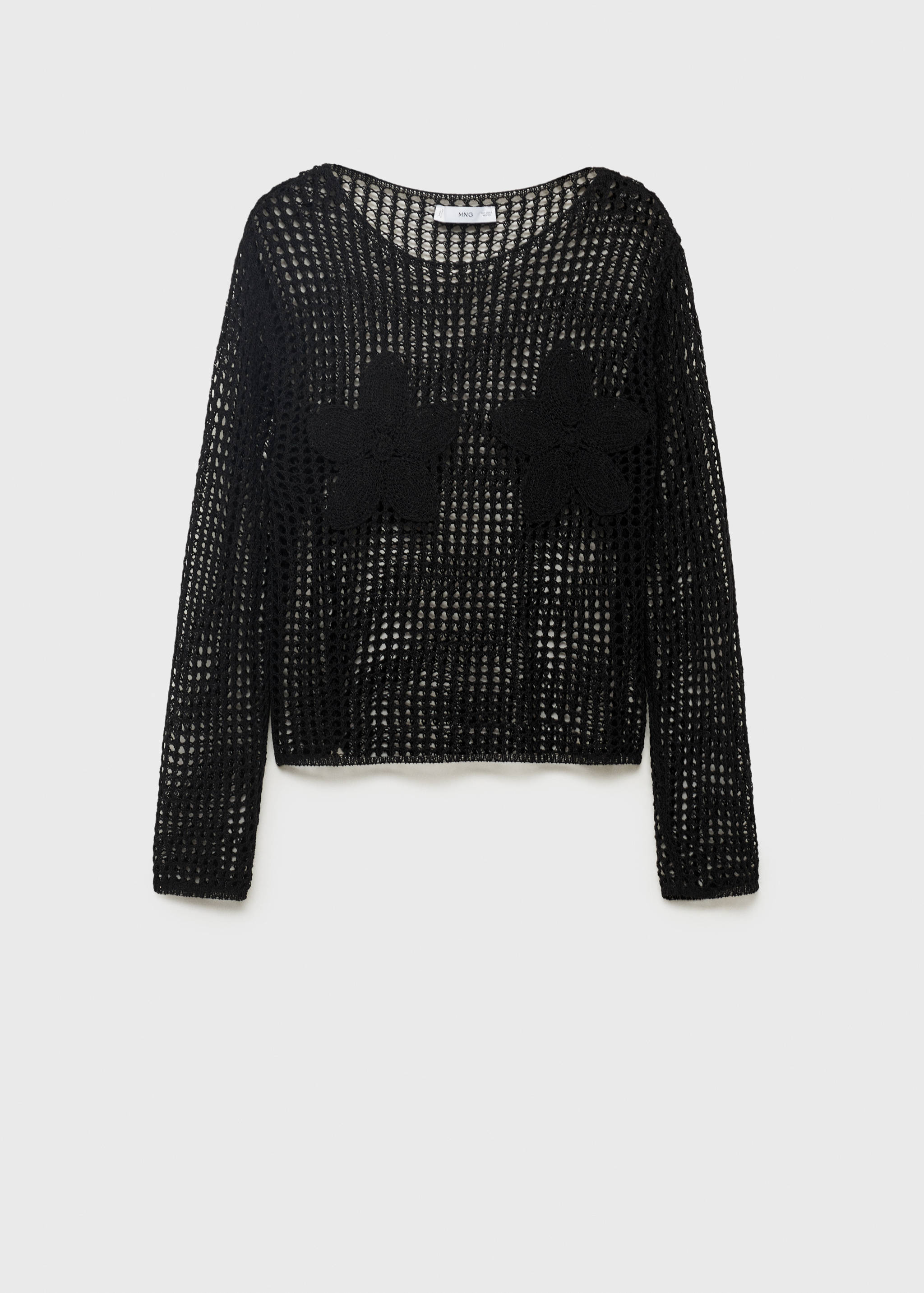 Knit embroidered sweater - Article without model