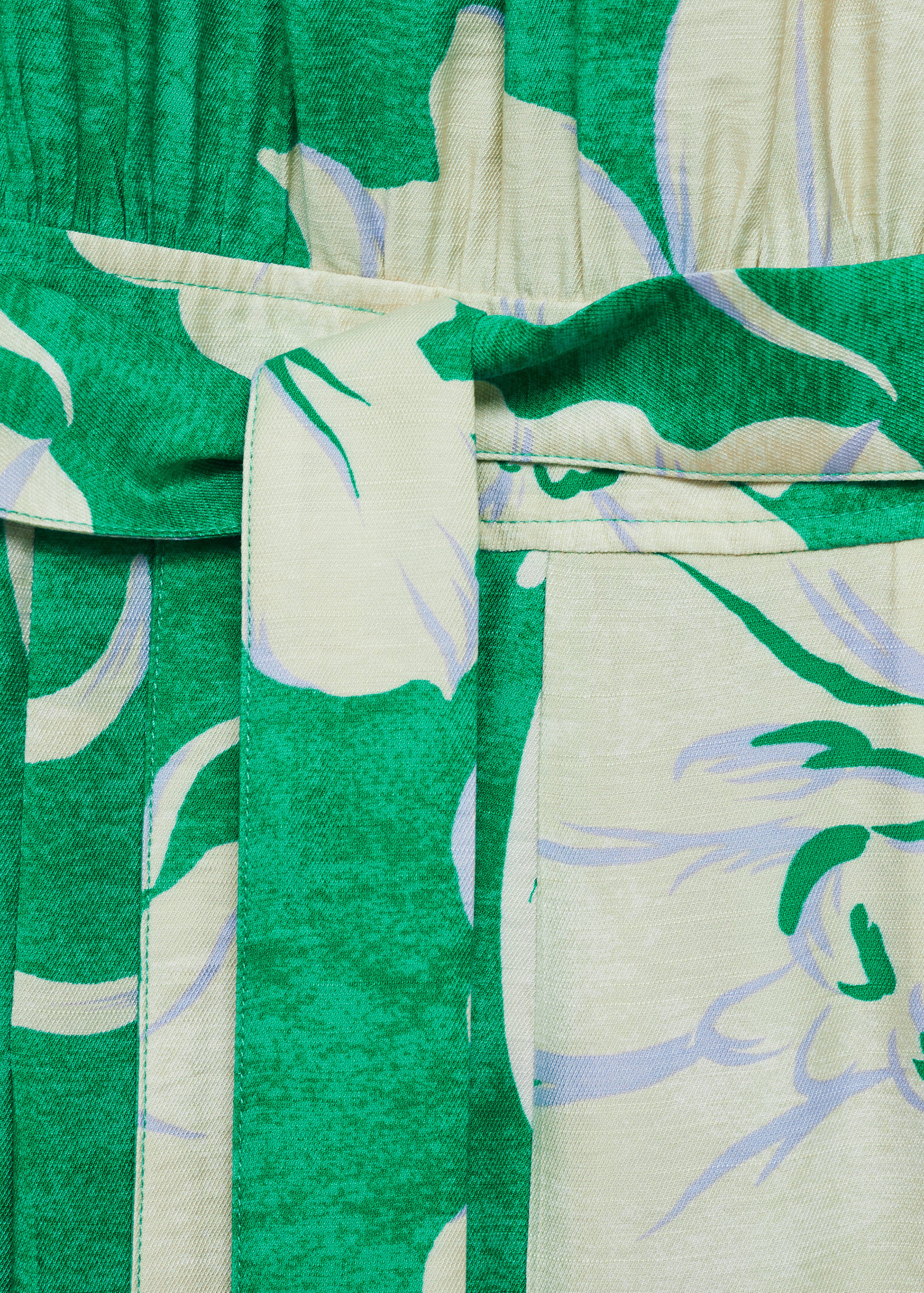 Belt printed jumpsuit - Details of the article 8