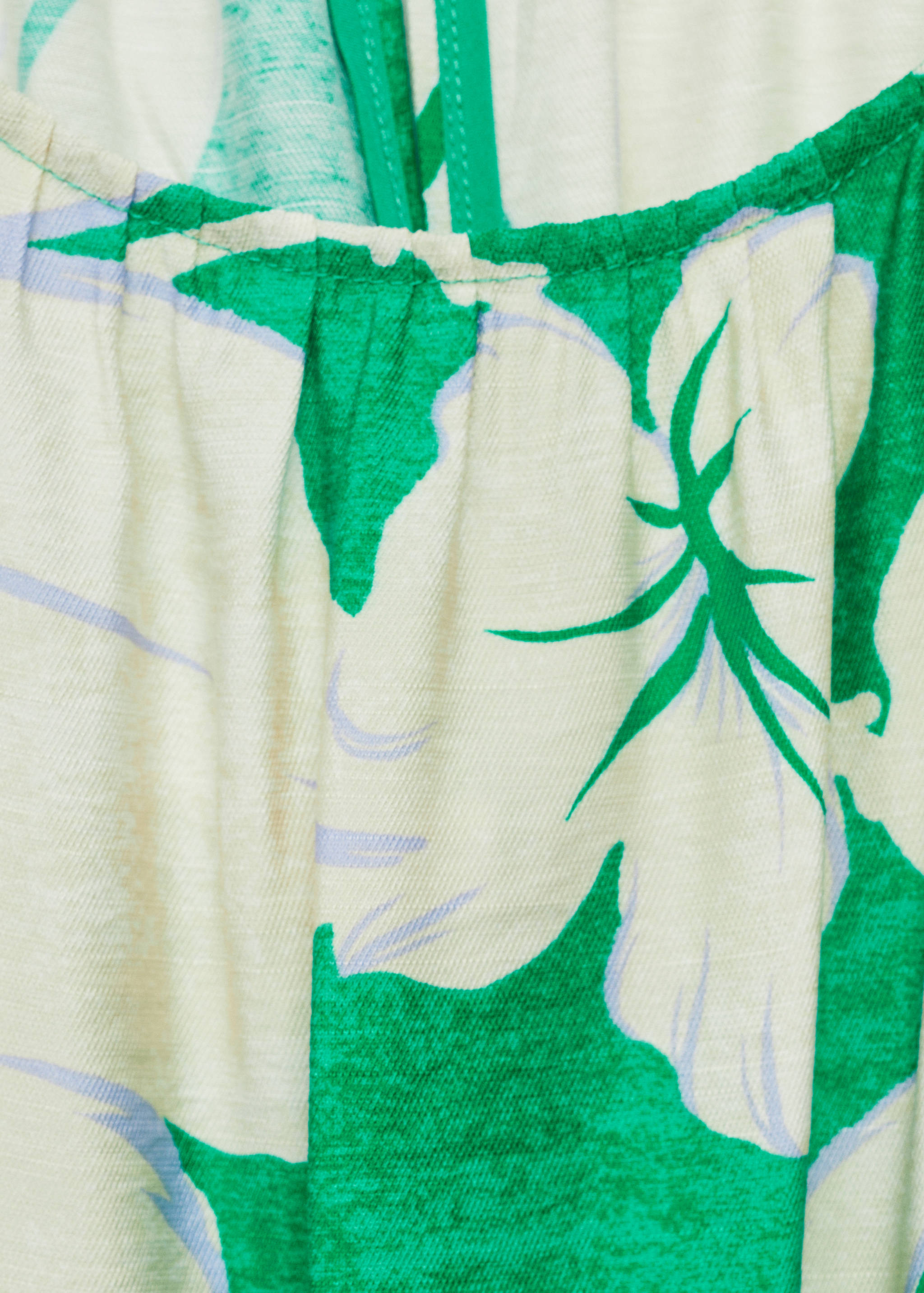 Belt printed jumpsuit - Details of the article 0