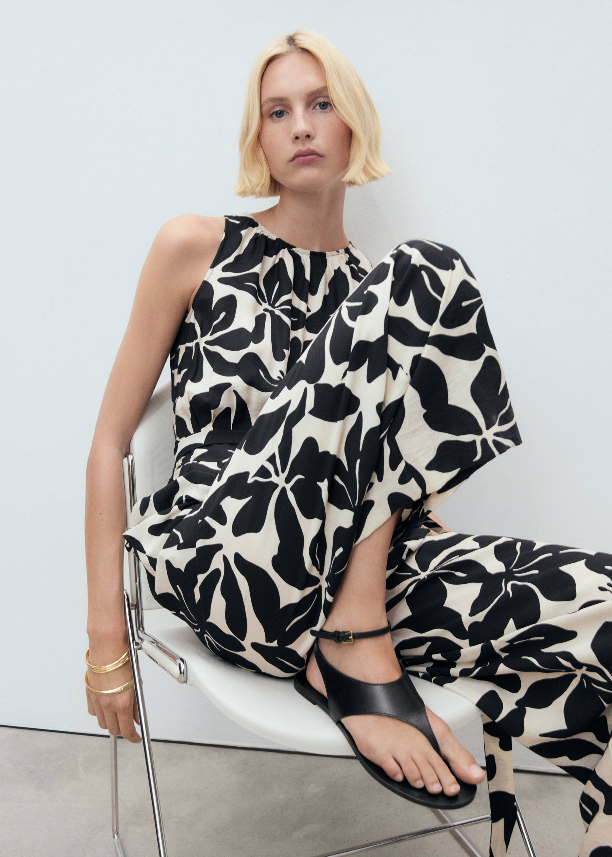 Mintás nadrágruha övvel - A termék adatai 2