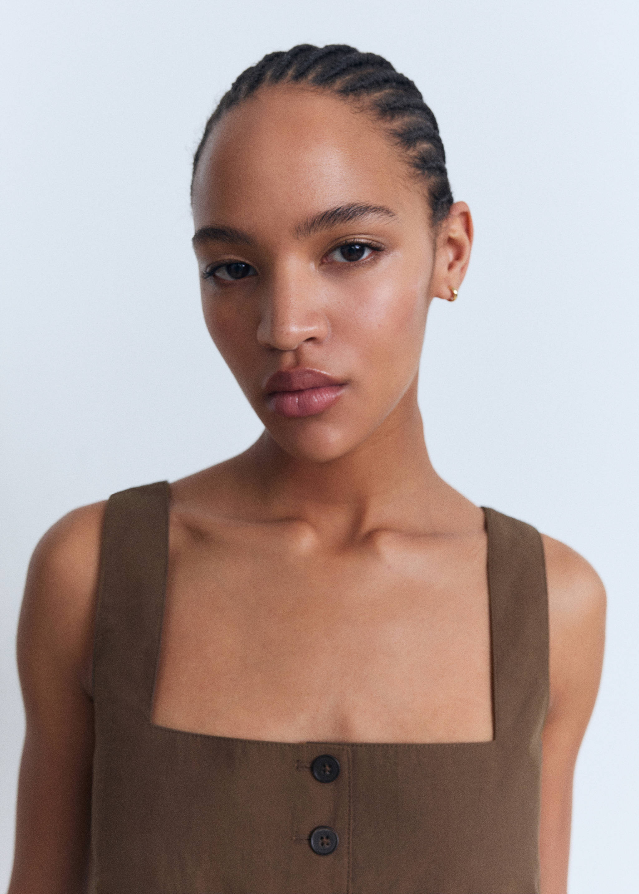 Cotton suit vest - Details of the article 1