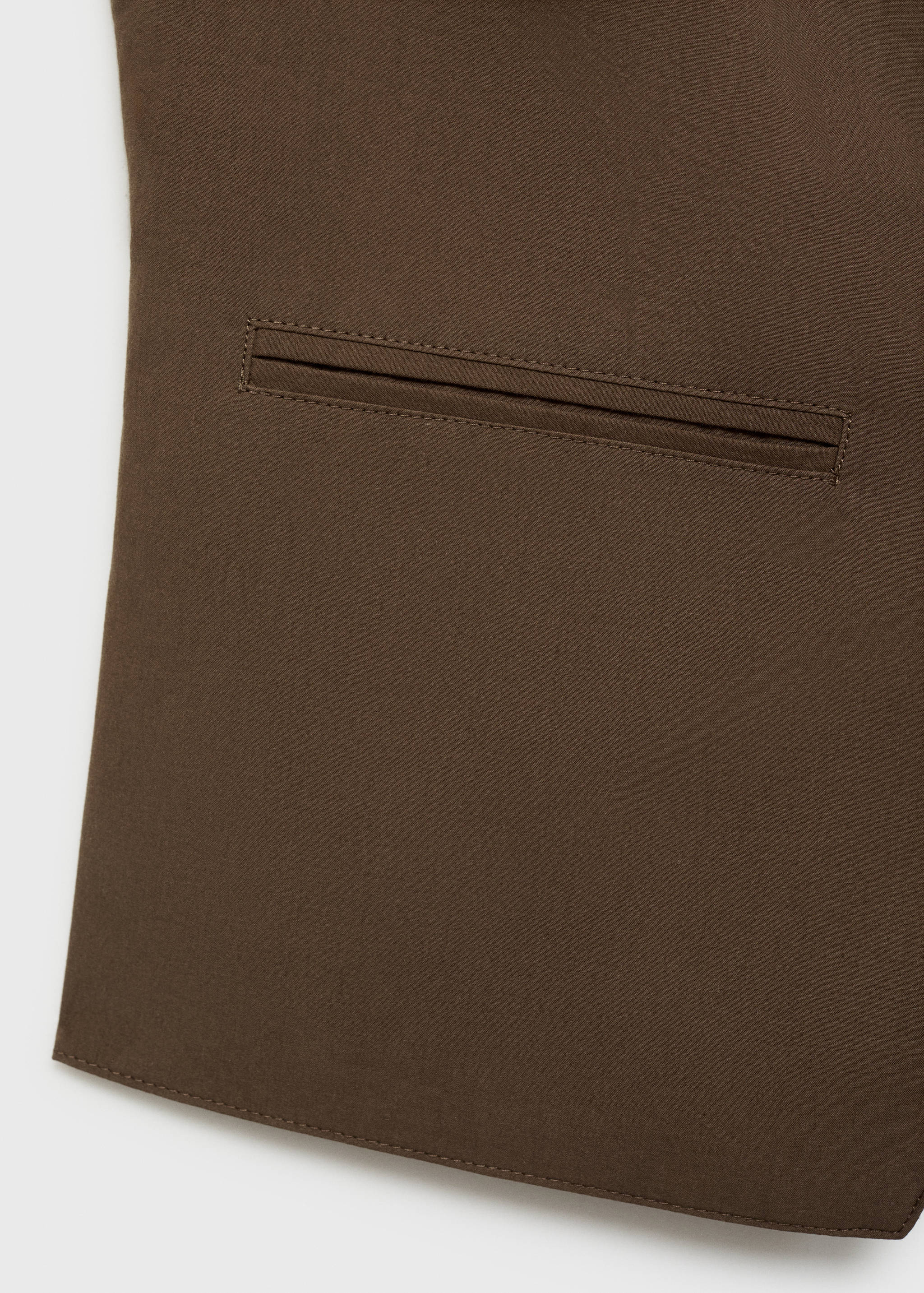 Cotton suit vest - Details of the article 8