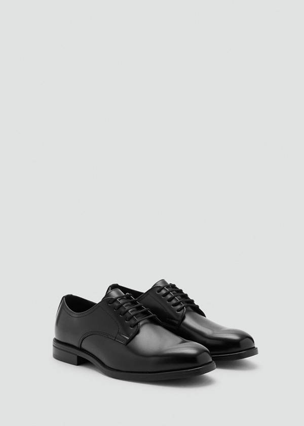 Blucher suit shoes — Black