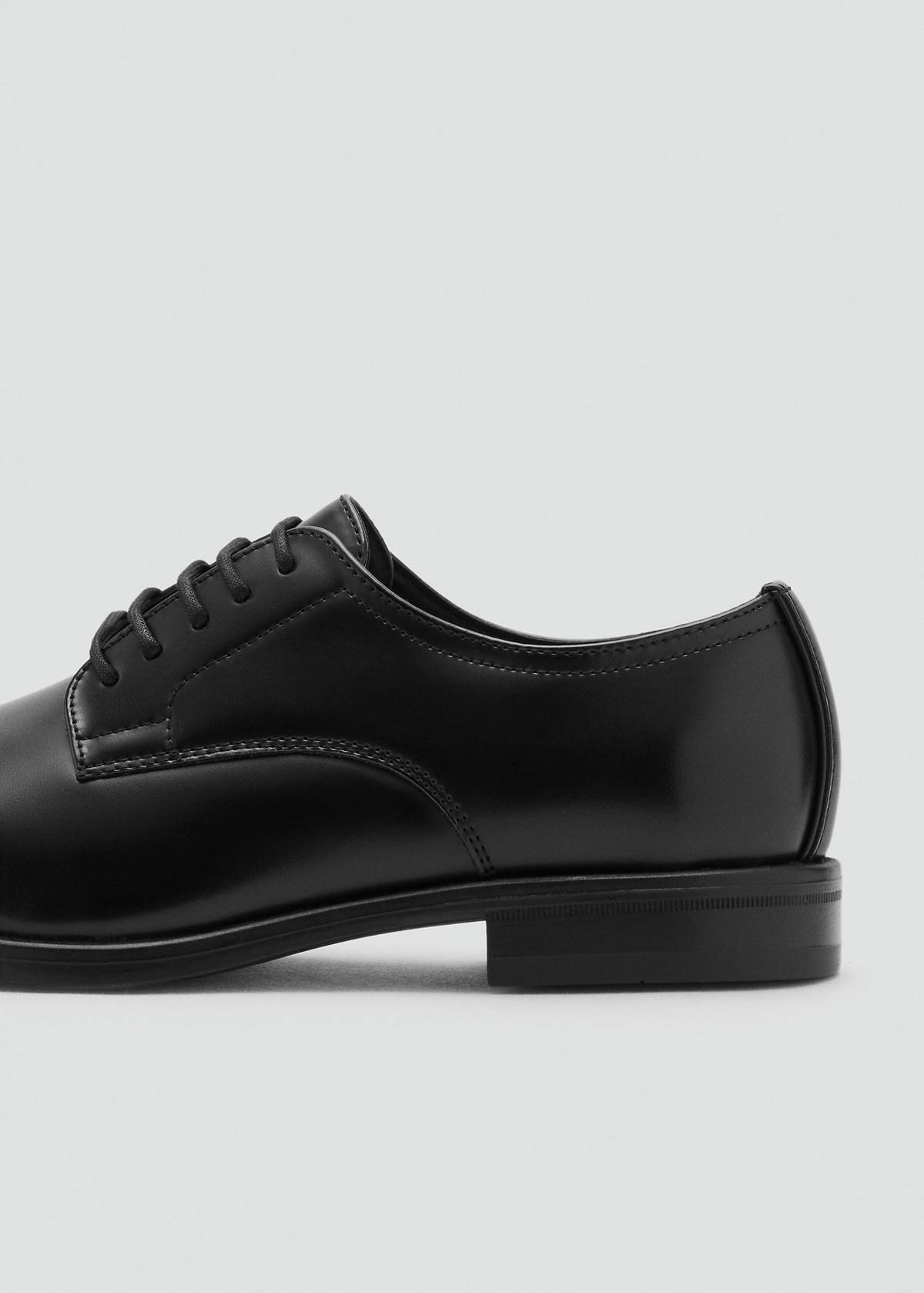 Blucher suit shoes — Black