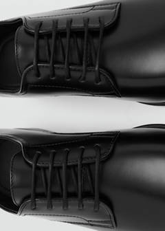 Blucher suit shoes — Black 3