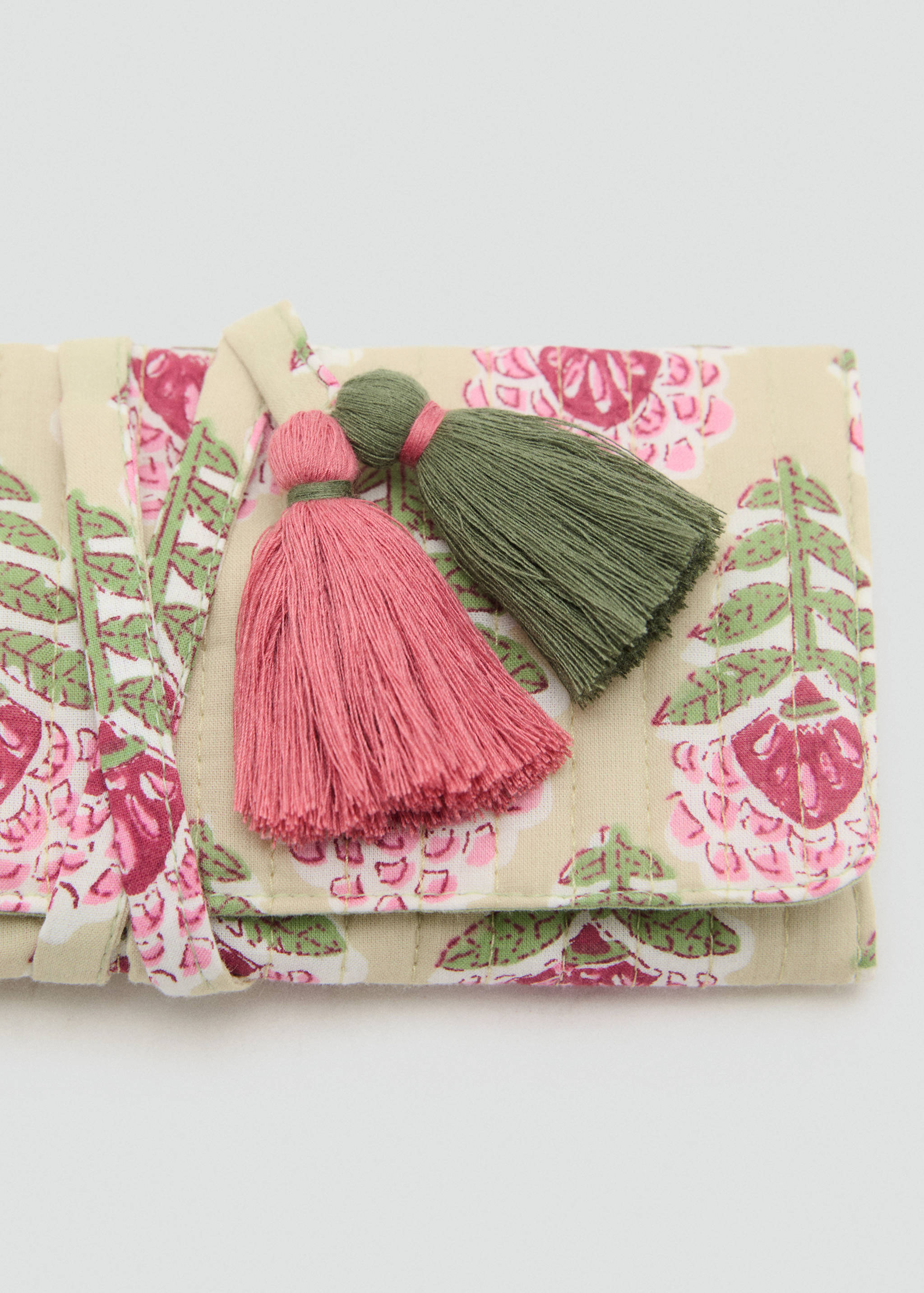 Boîte à bijoux en rouleau en coton texturé - Détail de l'article 1