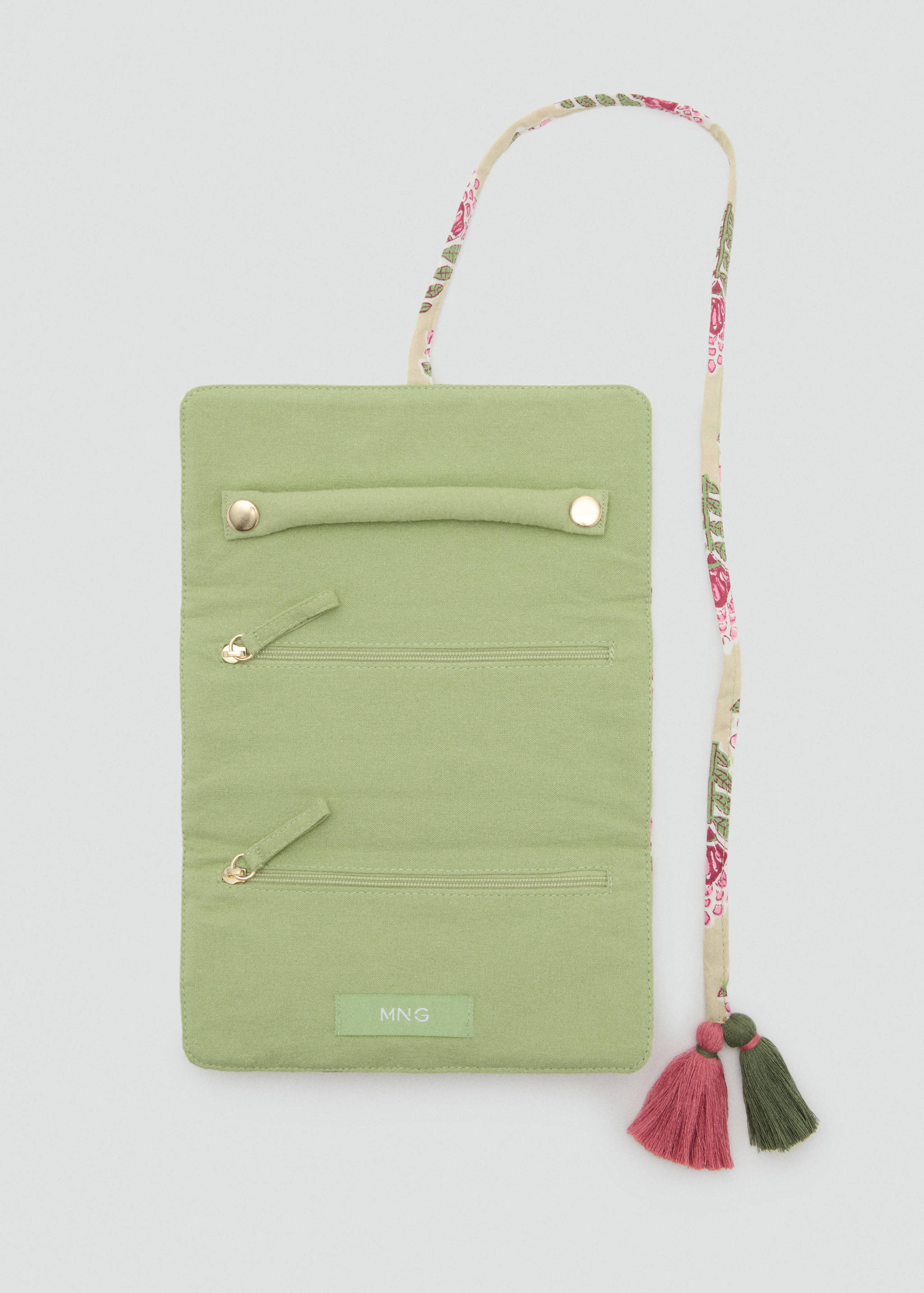 Boîte à bijoux en rouleau en coton texturé - Détail de l'article 2