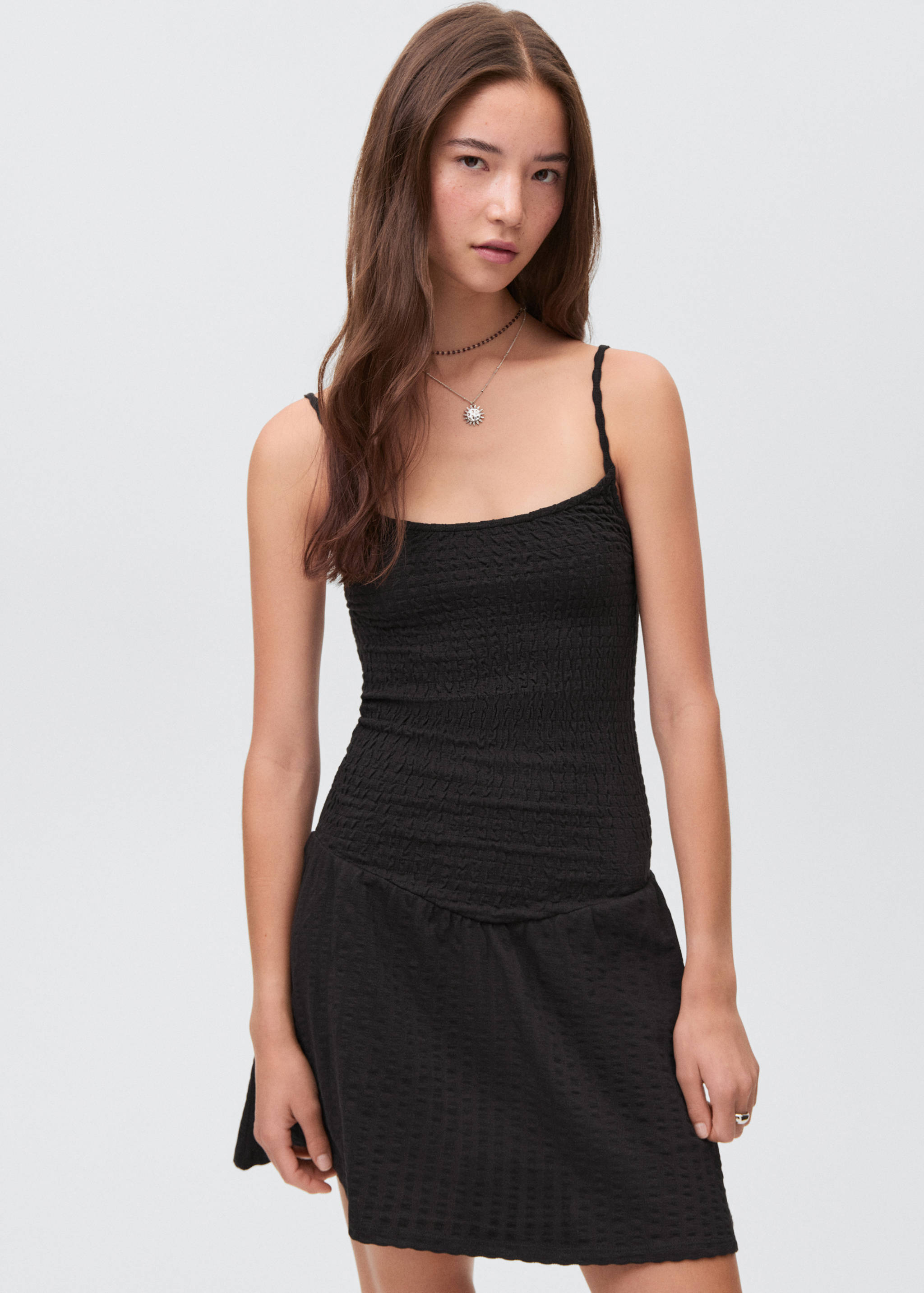 Ruched straps dress - Medium plane