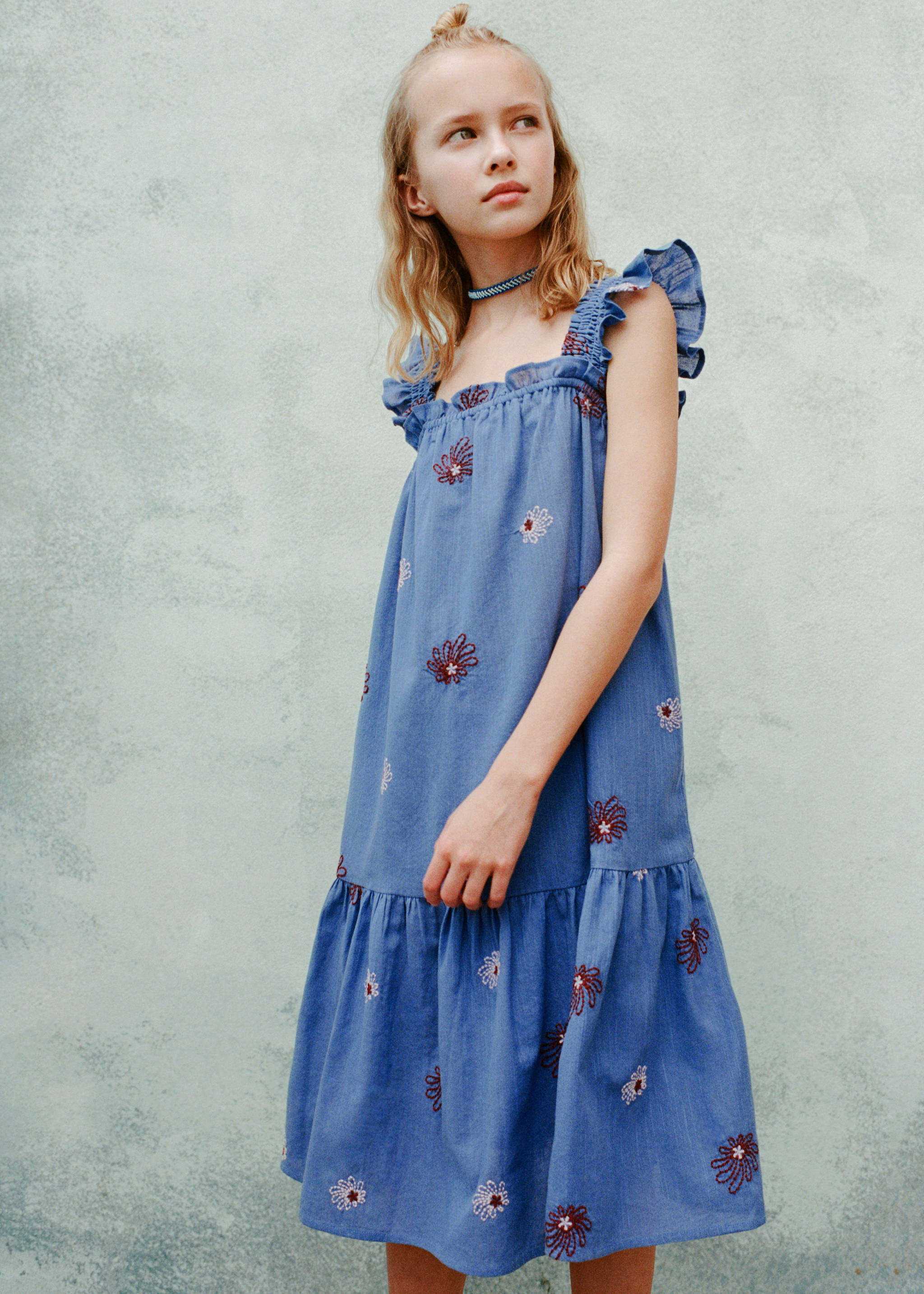 Robe brodée fleurs - Détail de l'article 6