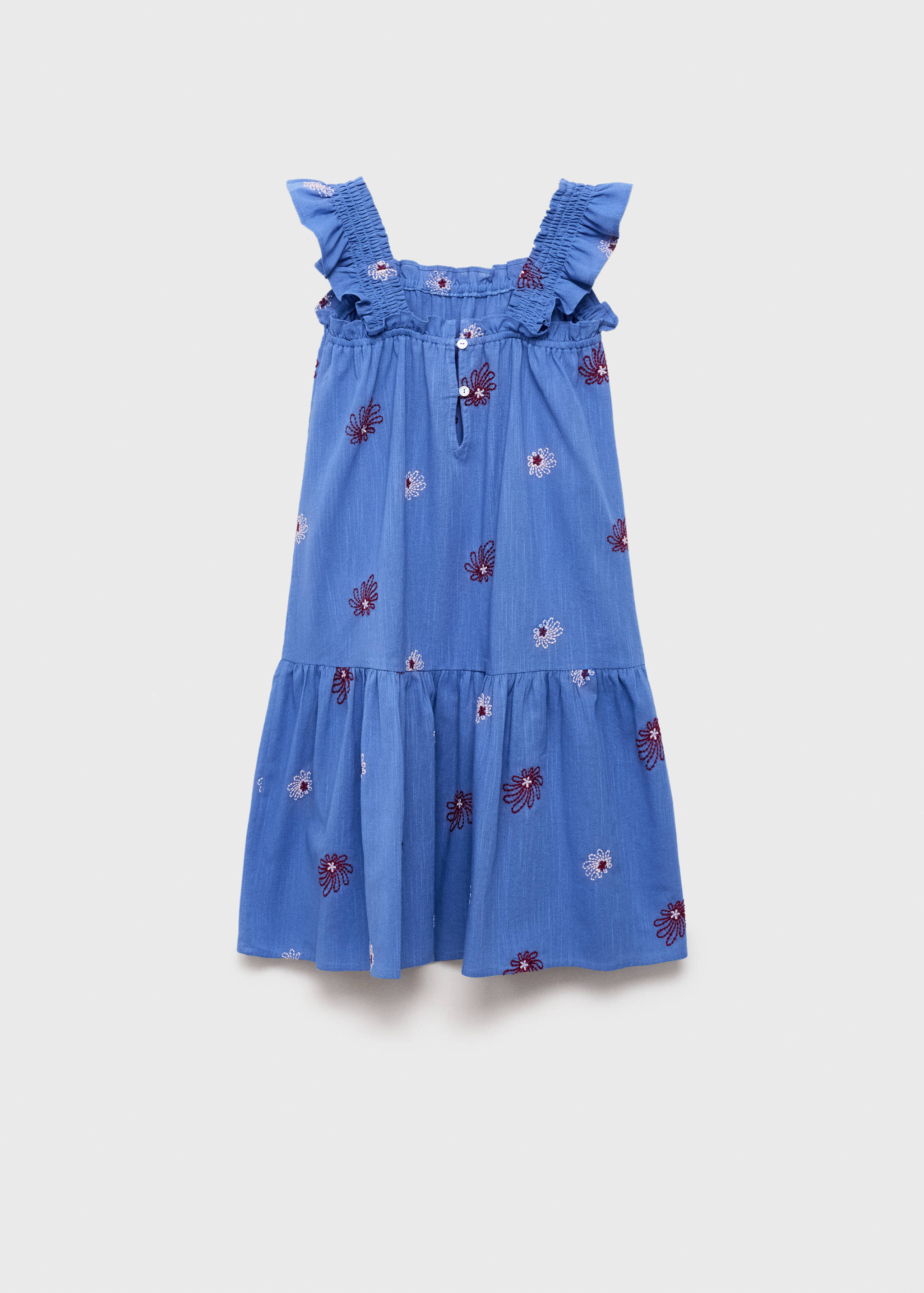 Robe brodée fleurs - Verso de l’article