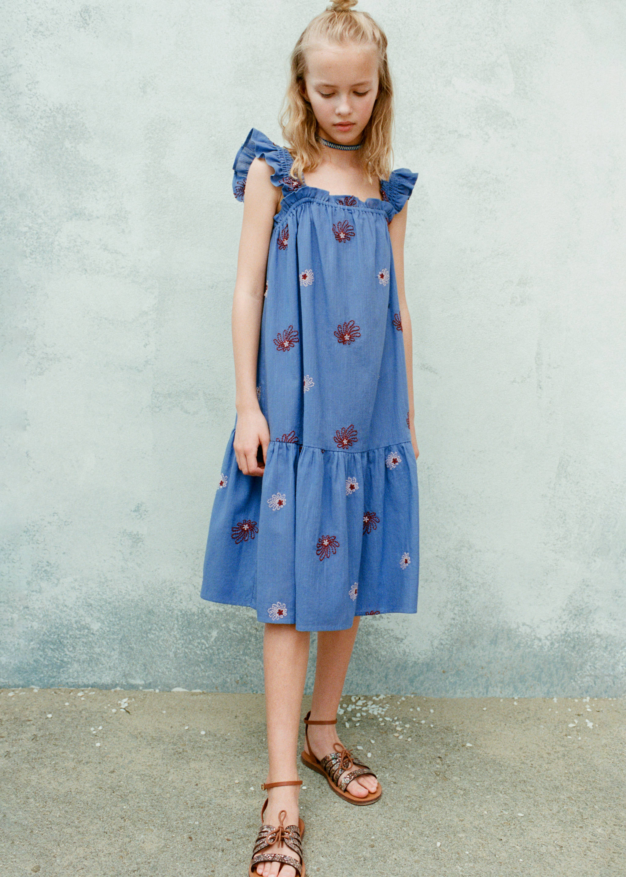 Floral embroidery dress - Details of the article 5