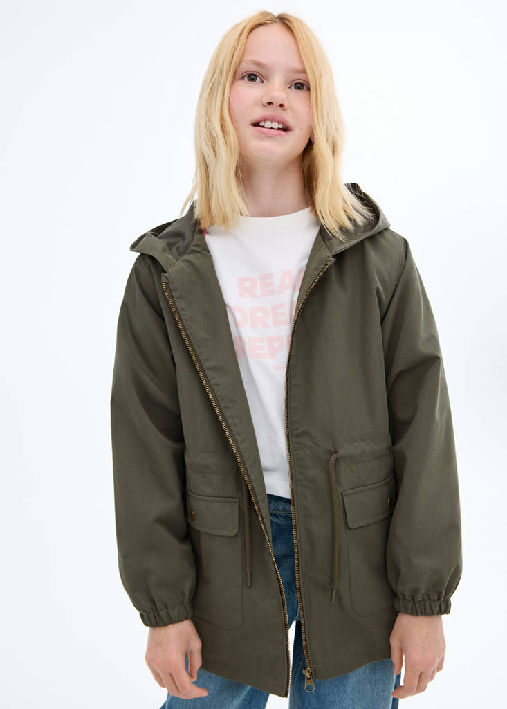 Pocket safari-style trench — Khaki