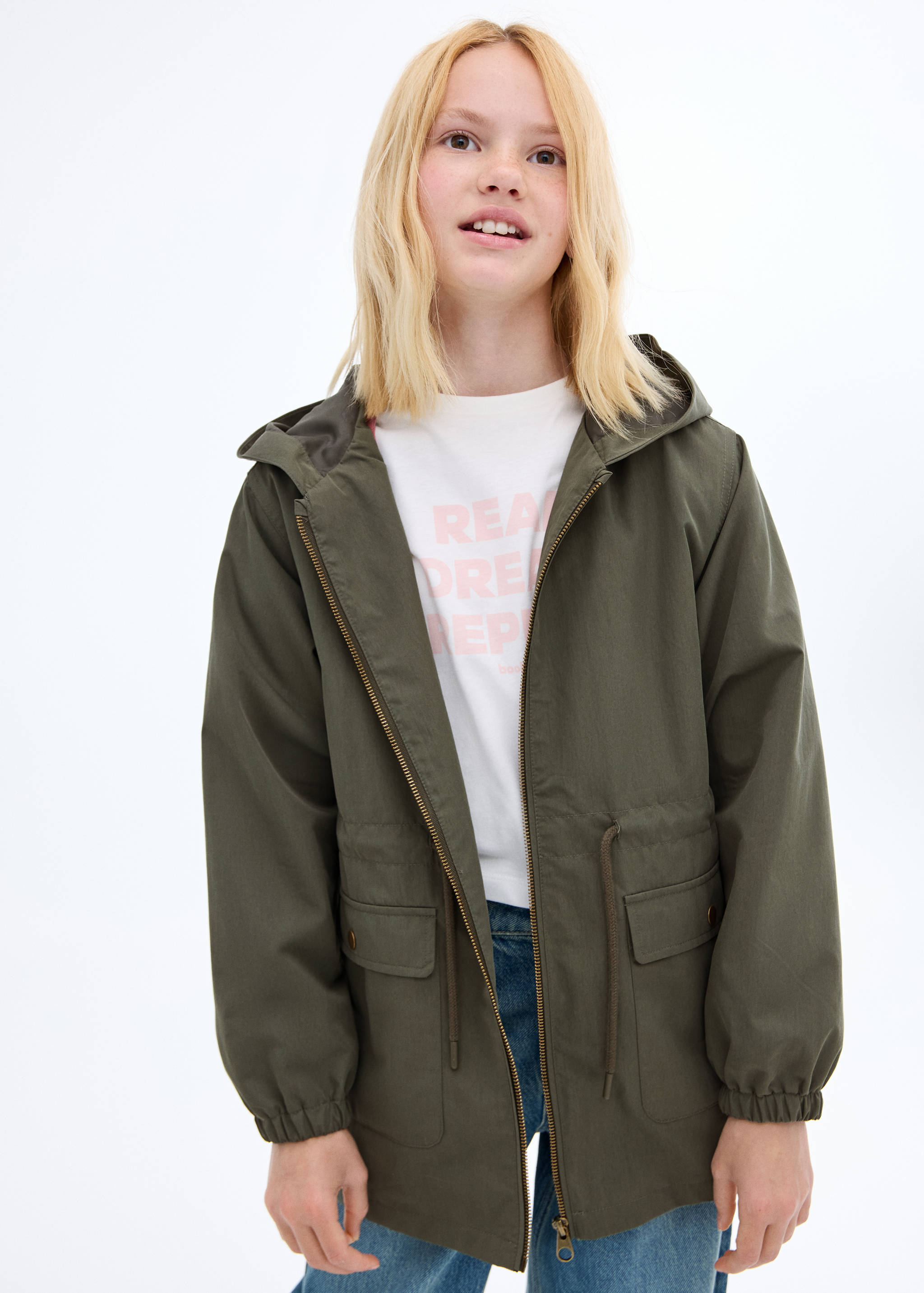 Pocket safari-style trench - Medium plane