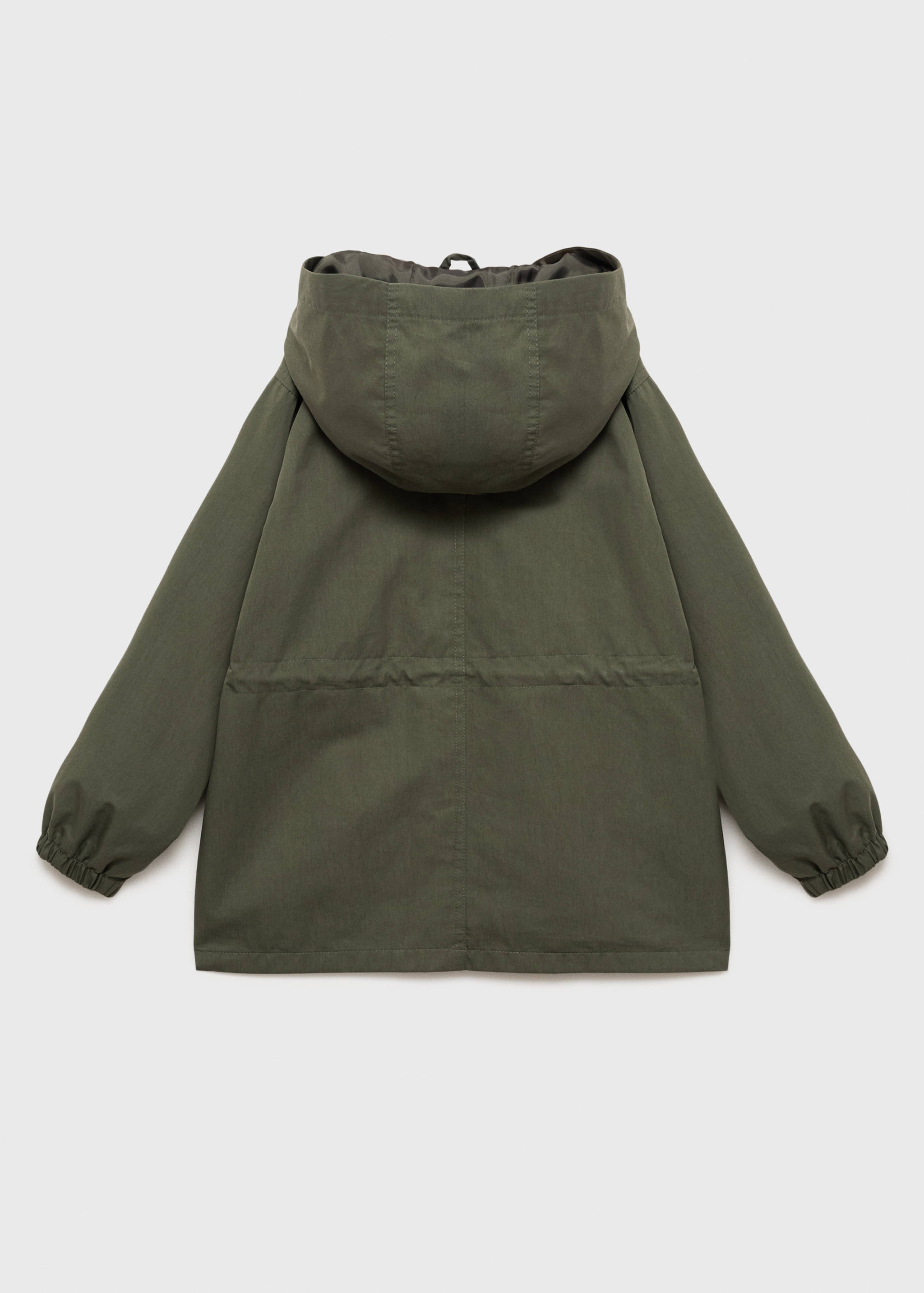 Pocket safari-style trench - Reverse of the article