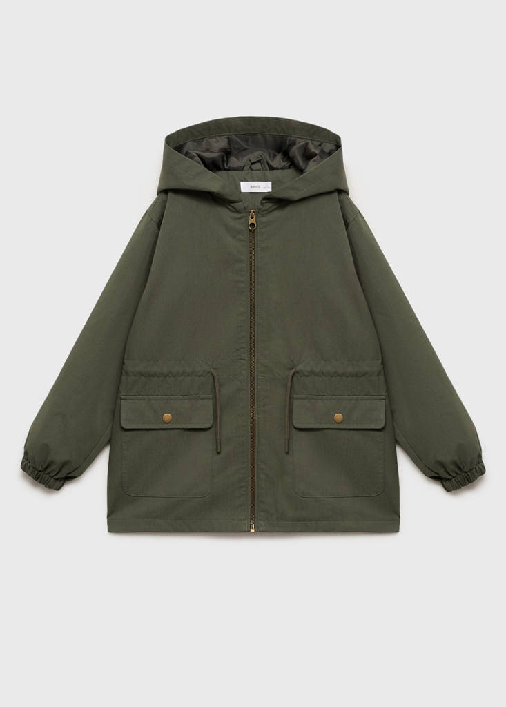 Pocket safari-style trench — Khaki