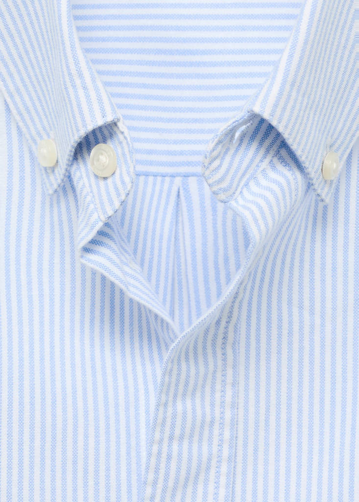 Striped Oxford shirt — Sky Blue