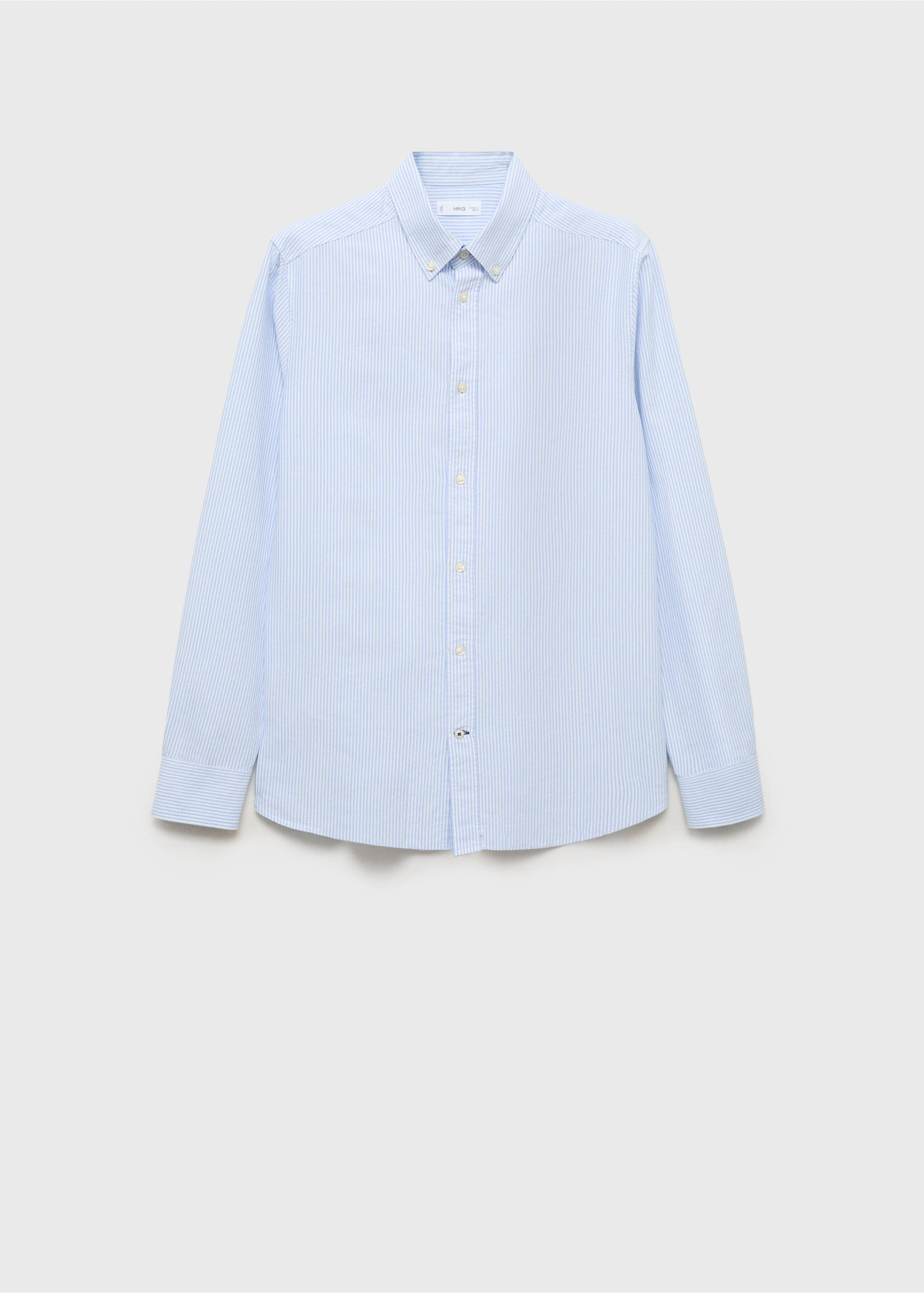 Camisa Oxford rayas - Artículo sin modelo, Azul celeste. Ref: 17081212-00.