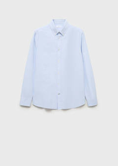 Striped Oxford shirt — Sky Blue 3