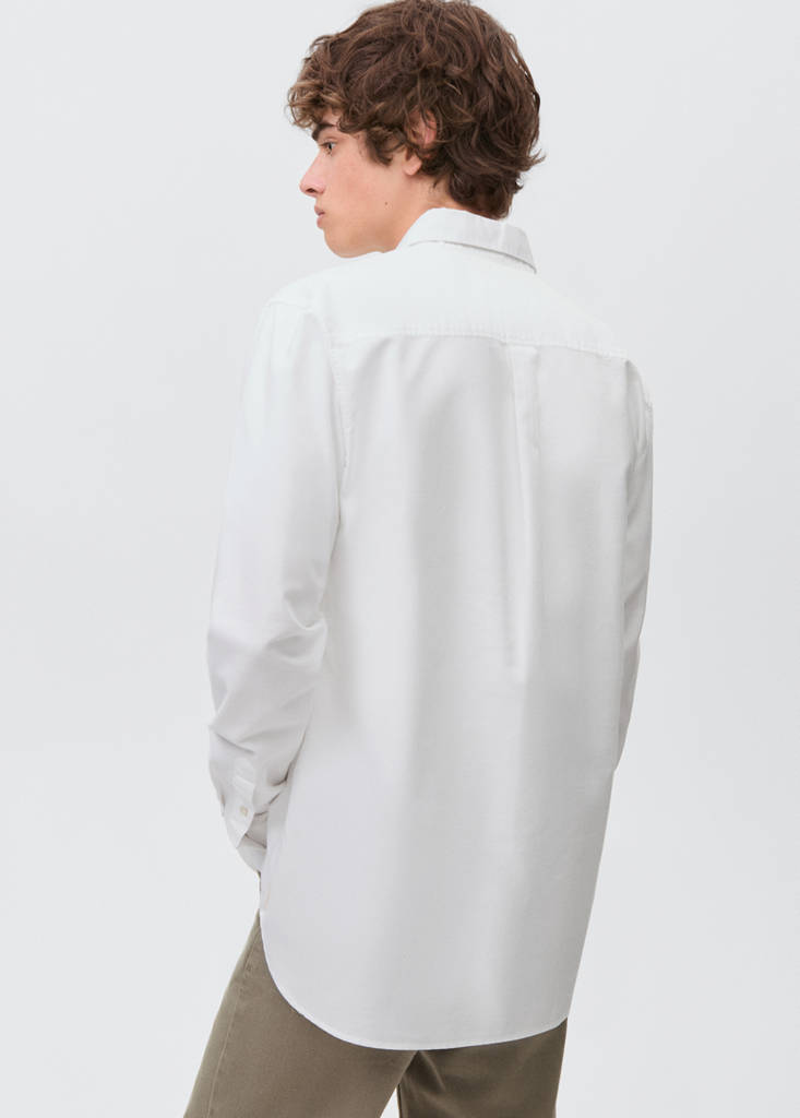 Oxford cotton shirt — Off White