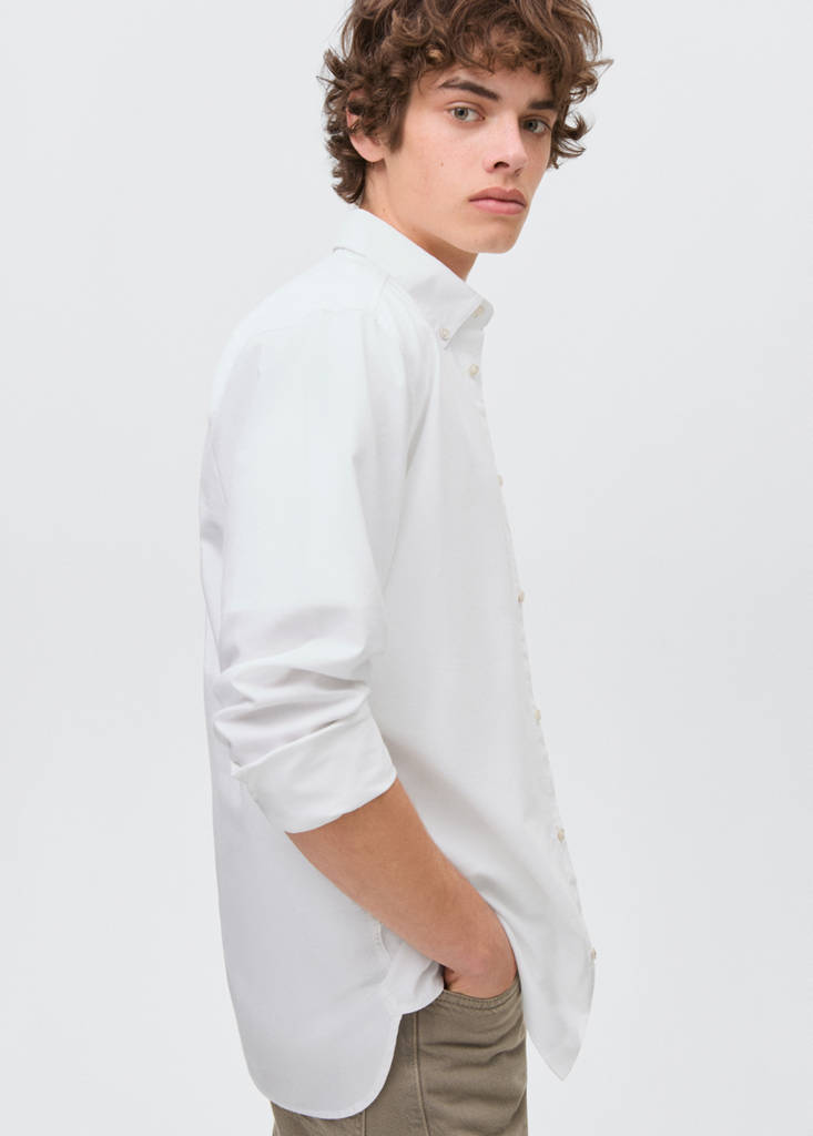 Oxford cotton shirt — Off White