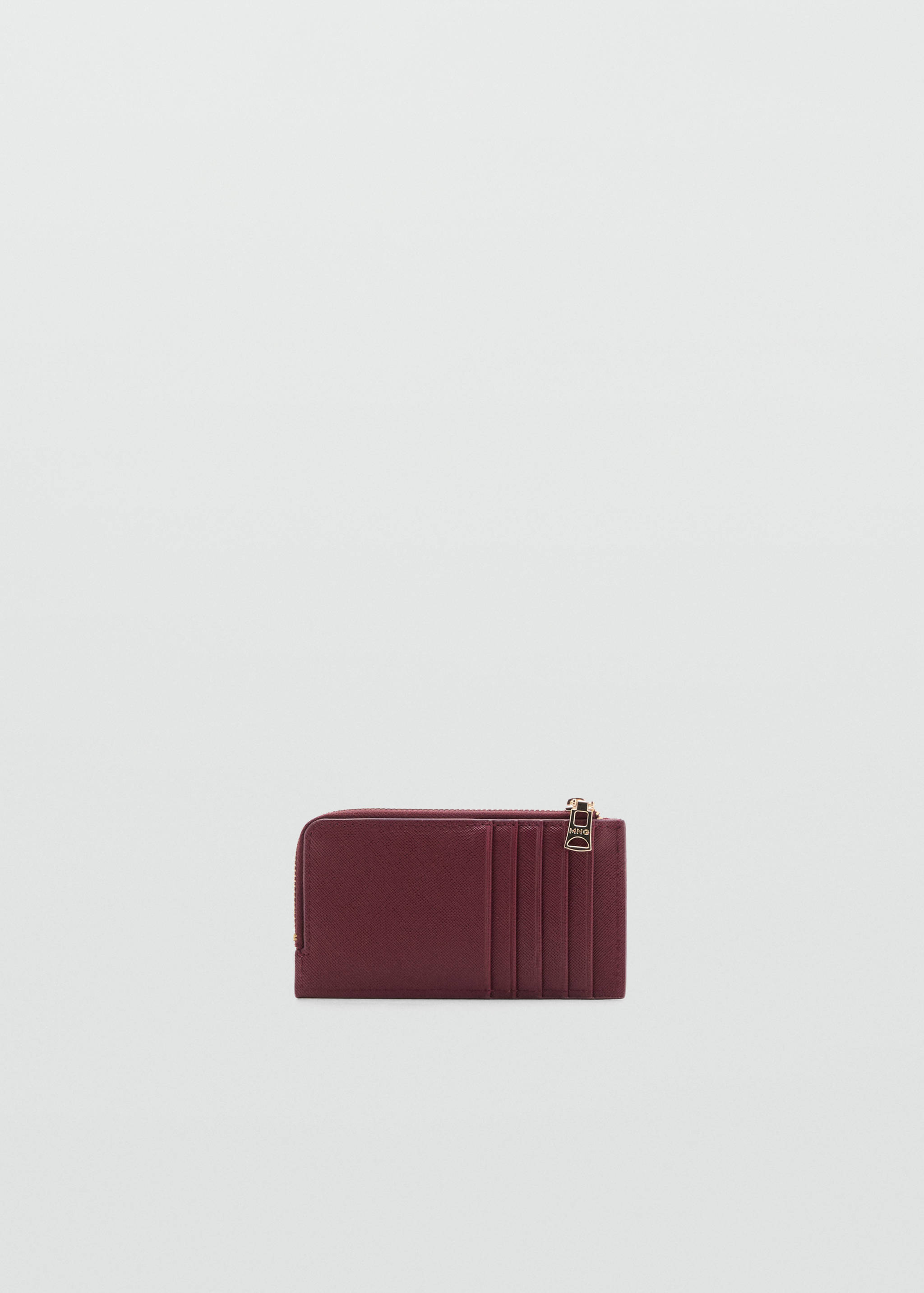 Бумажник под сафьян на молнии - Средний план