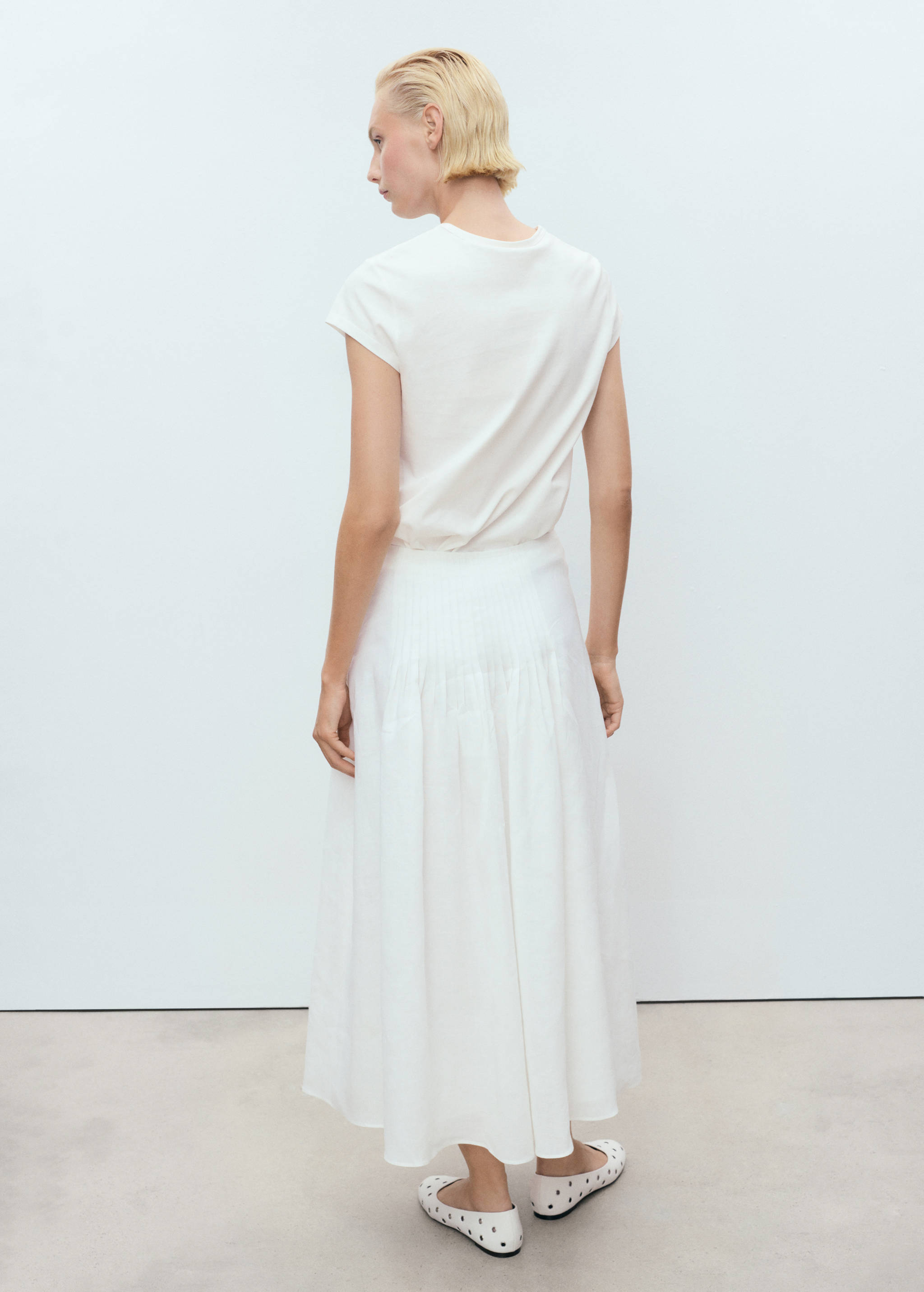 Printed cotton-blend t-shirt - Reverse of the article