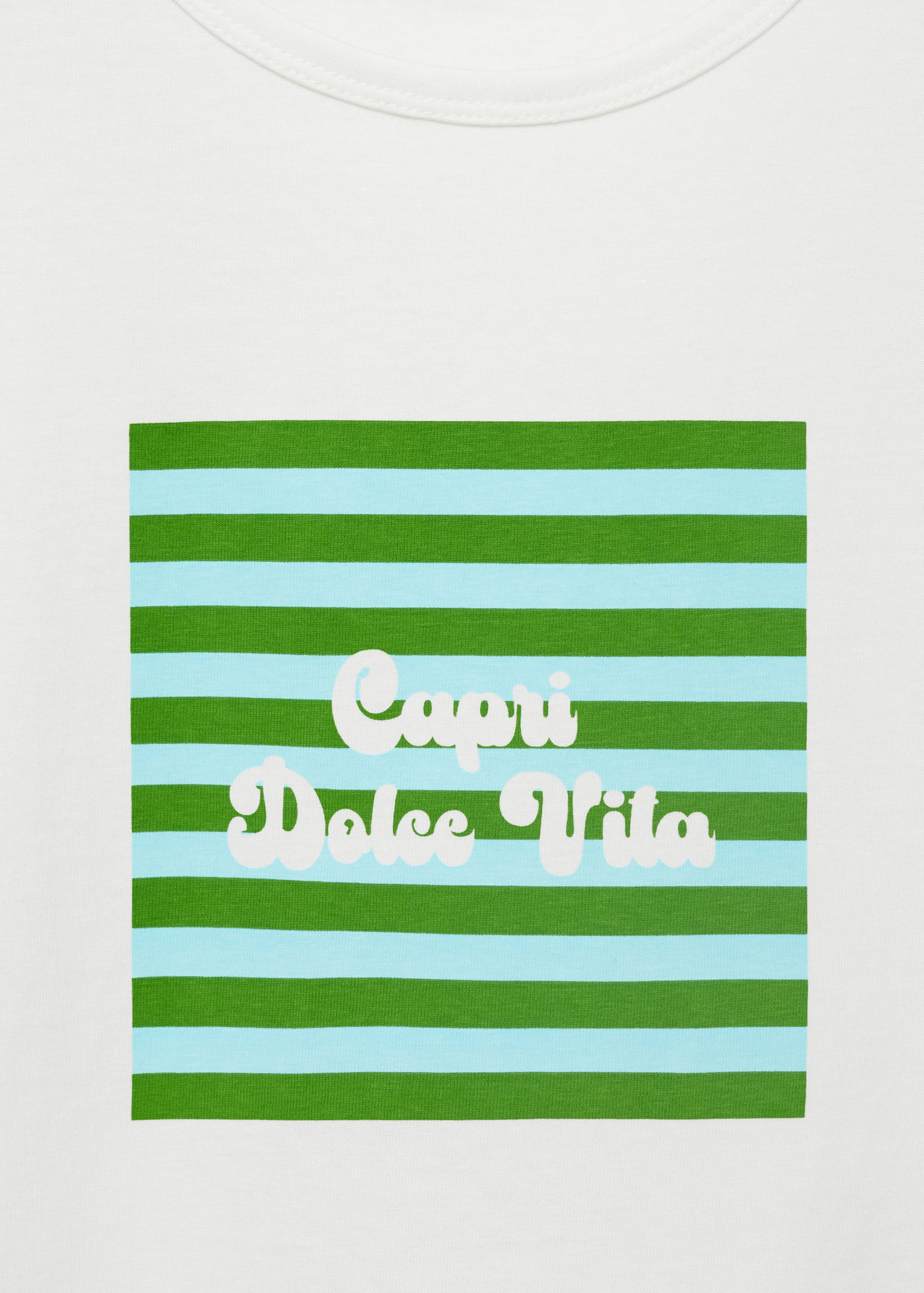 Printed cotton-blend t-shirt - Details of the article 8