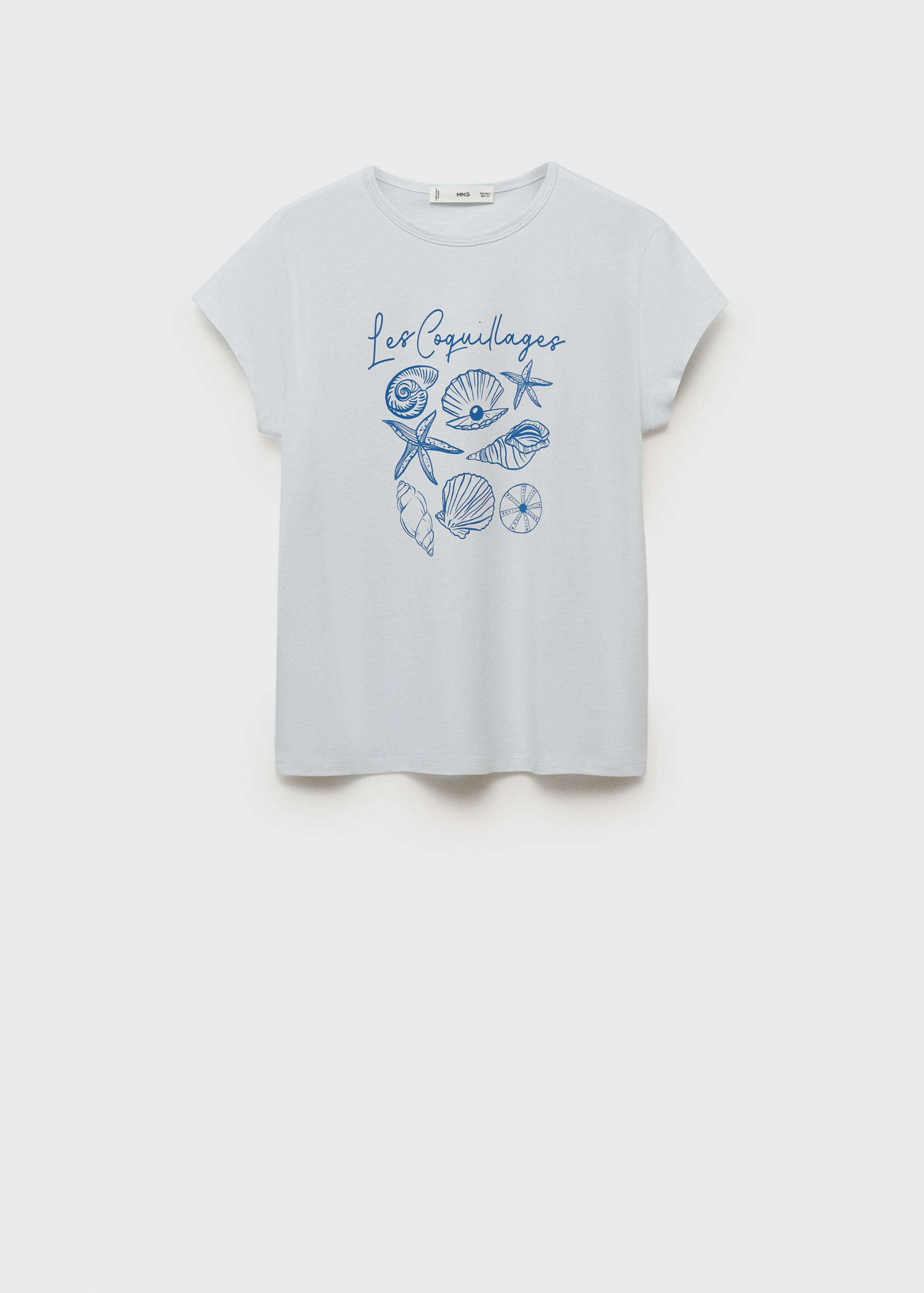 Printed cotton-blend t-shirt - Article without model