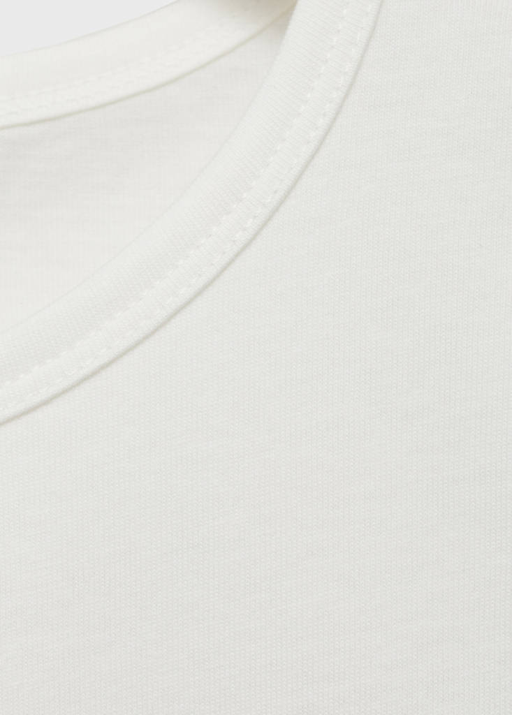 Printed cotton-blend t-shirt — Red