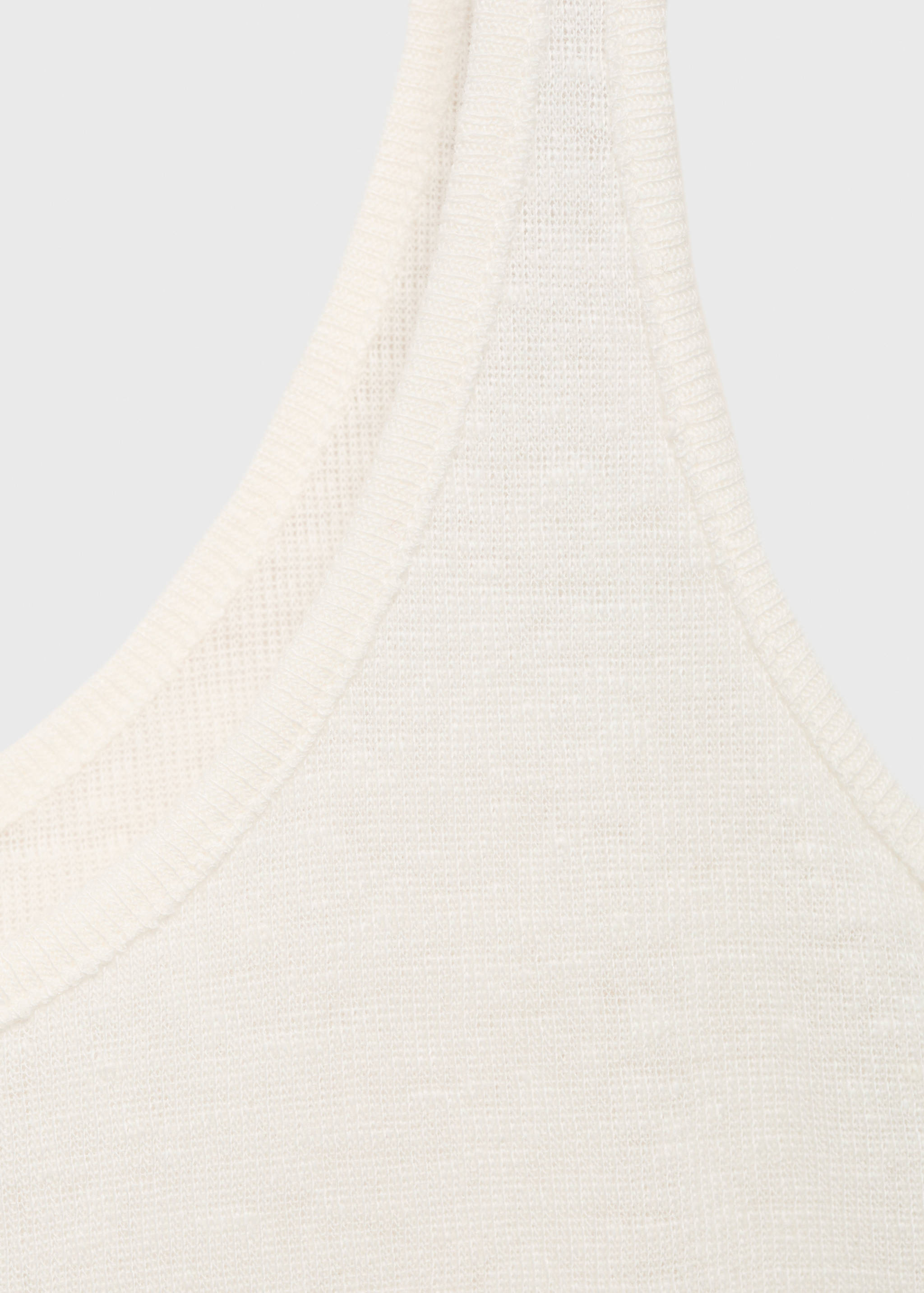 Strappy linen top - Details of the article 8