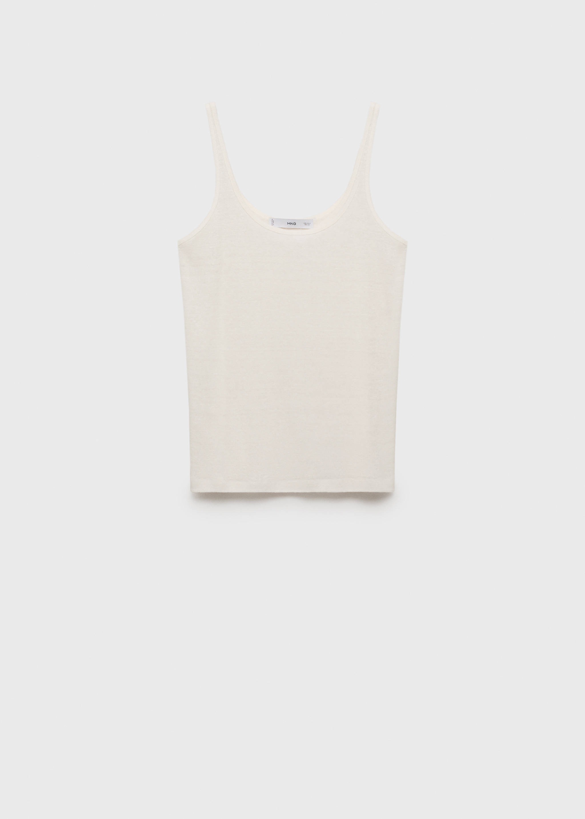 Strappy linen top - Article without model