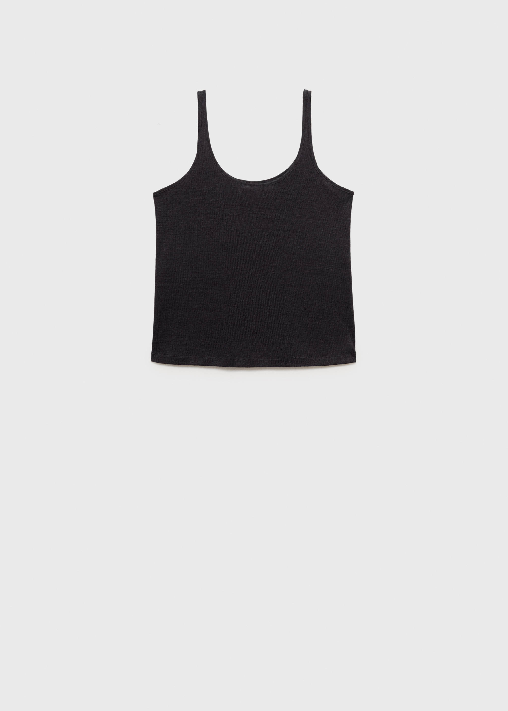 Strappy linen top - Article without model