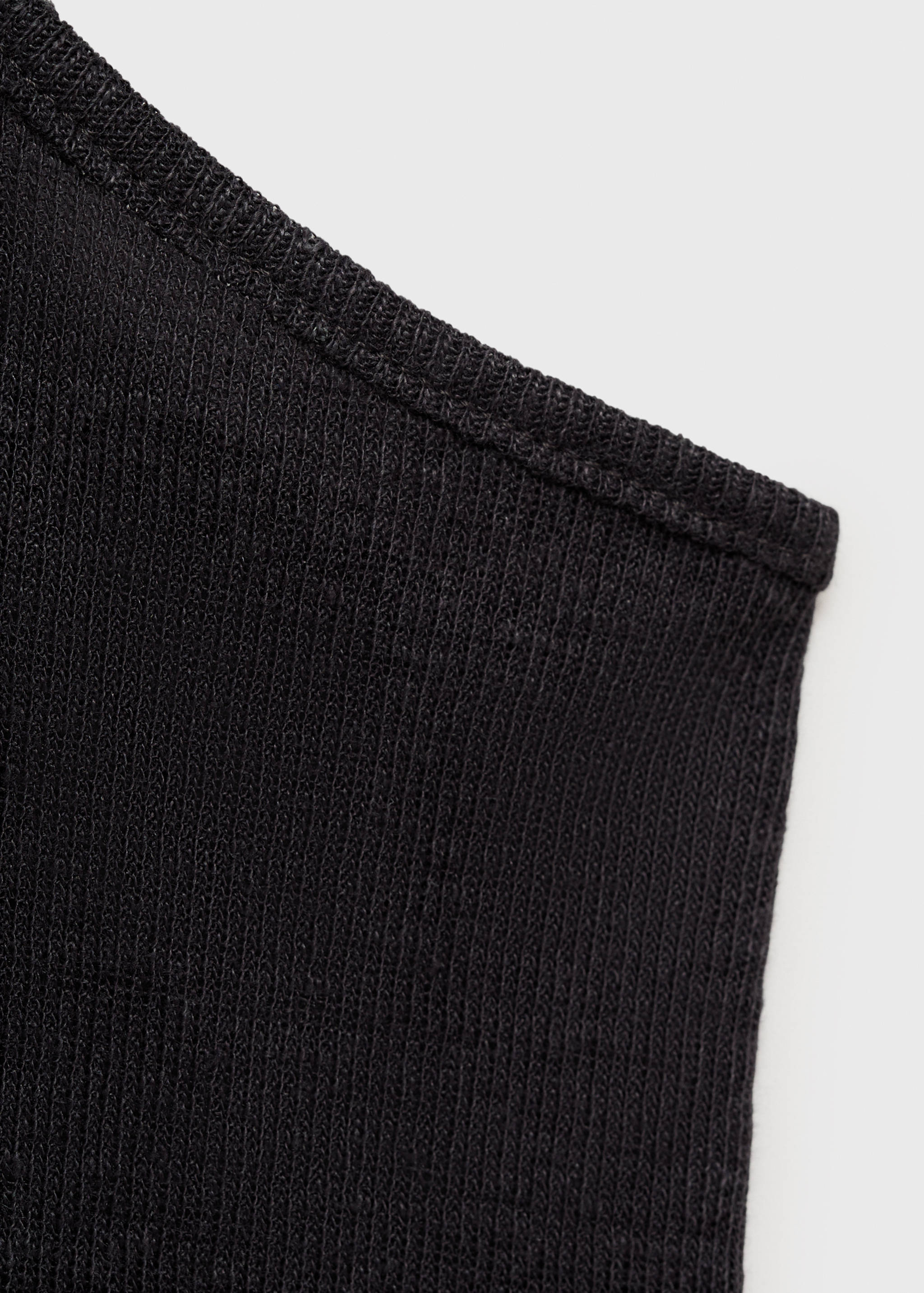 Strappy linen top - Details of the article 0