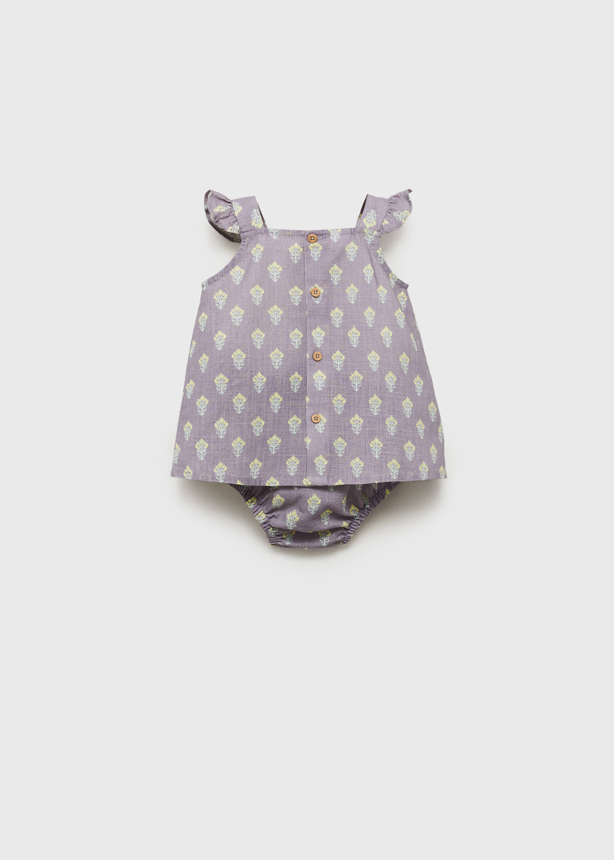 Printed dress and nappy cover - Reverse of the article