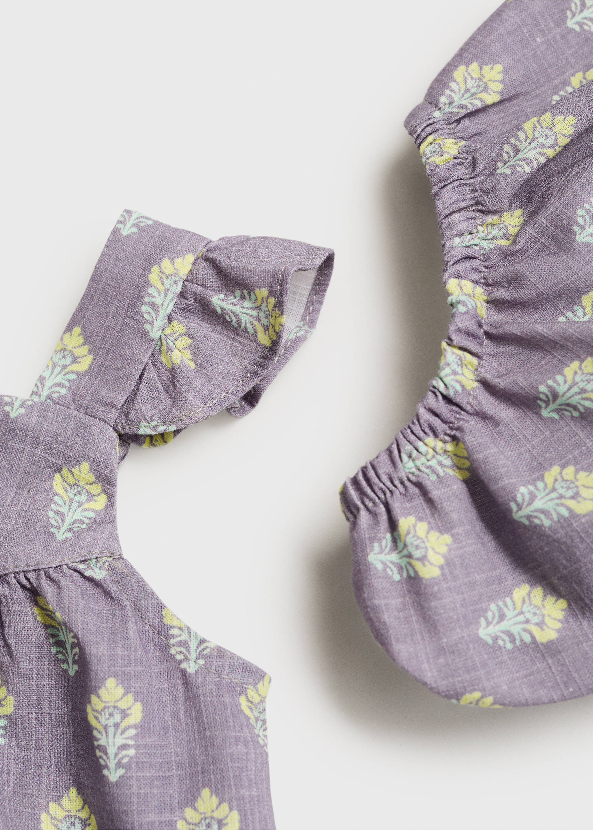 Printed dress and nappy cover - Details of the article 8, Light/Pastel Purple. Ref: 17081219-00.