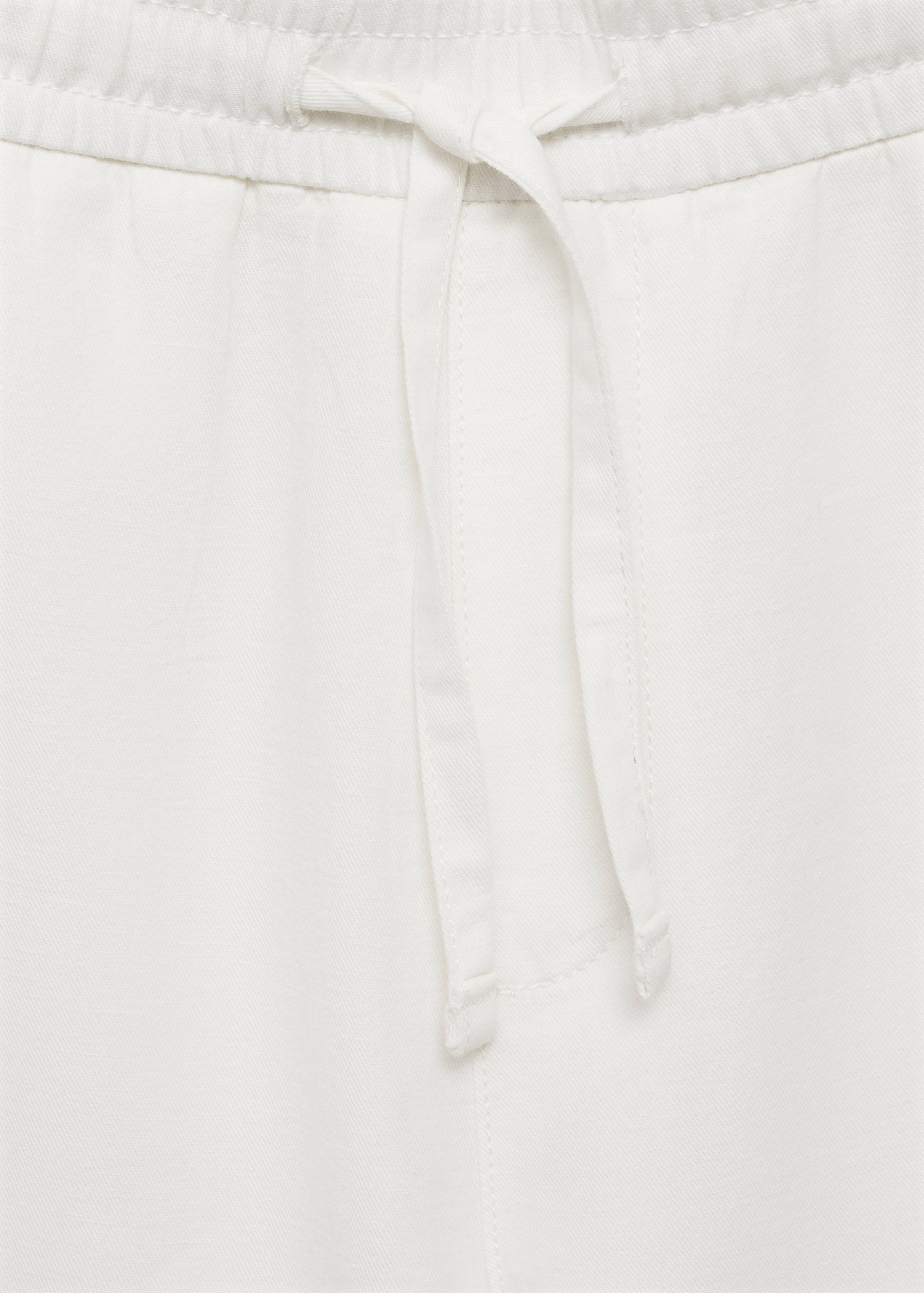 Linen trousers with drawstring - Details of the article 8