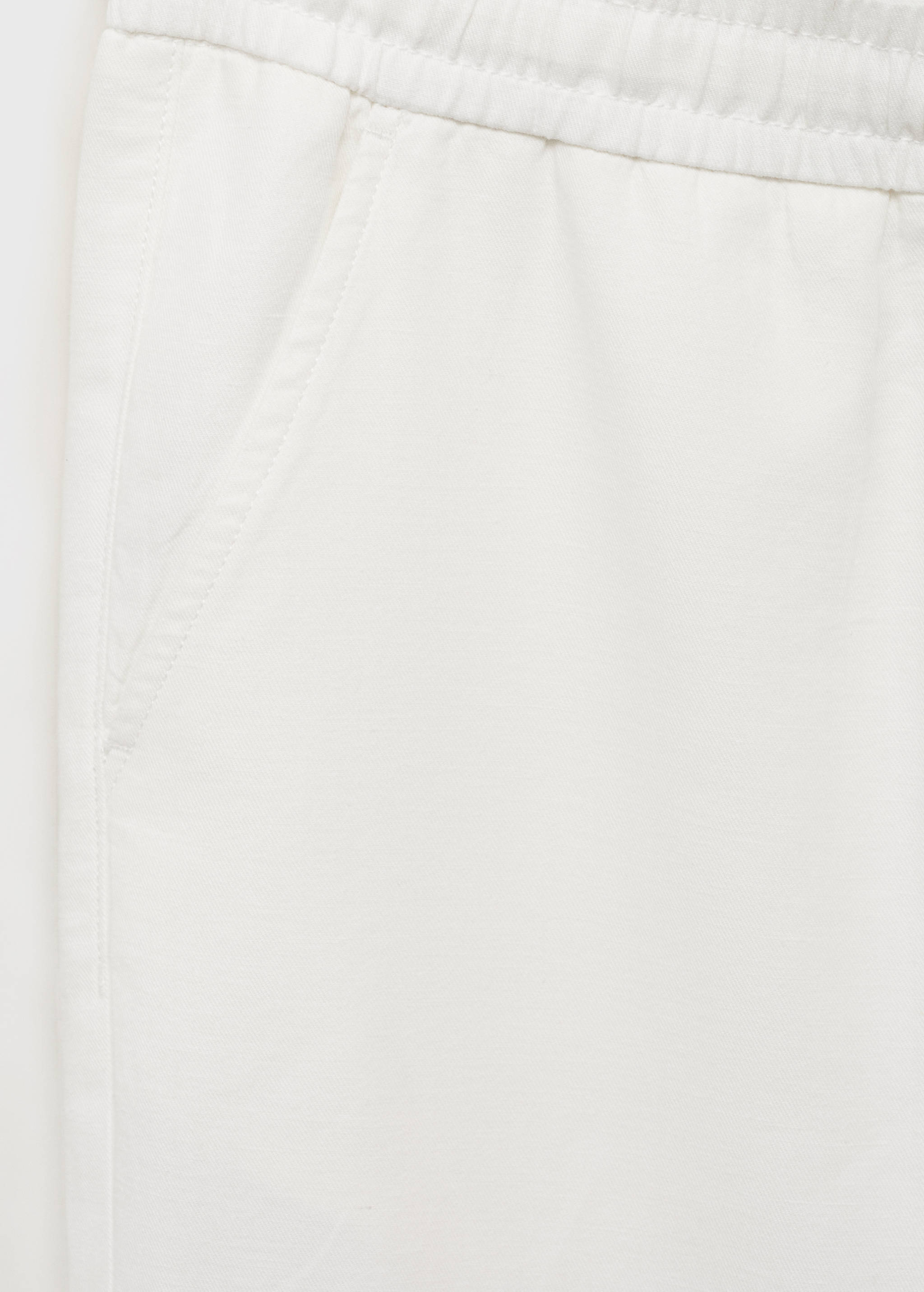 Linen trousers with drawstring - Details of the article 0
