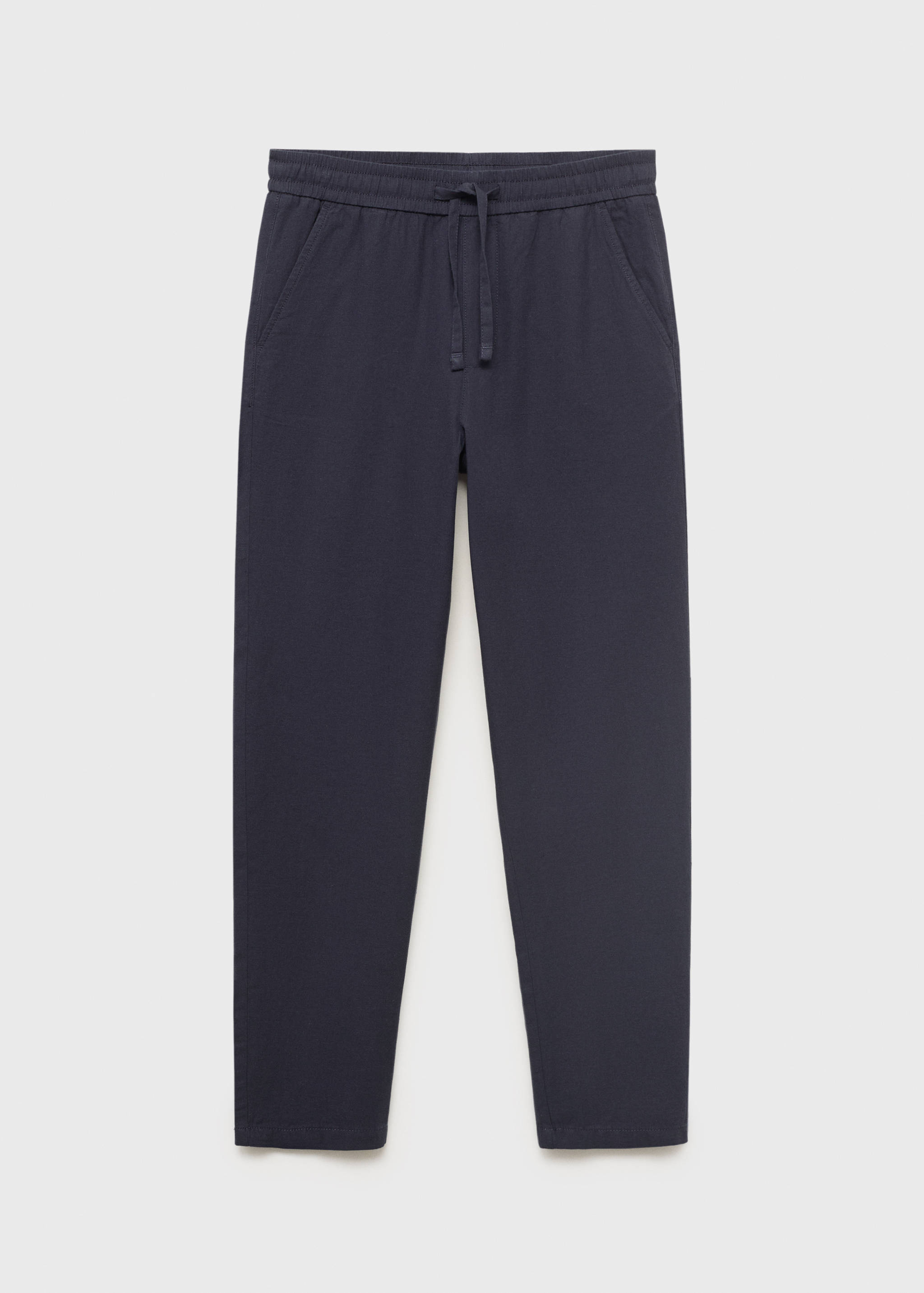 Spodnie z lnu i bawełny - Artykuł bez modela/modelki