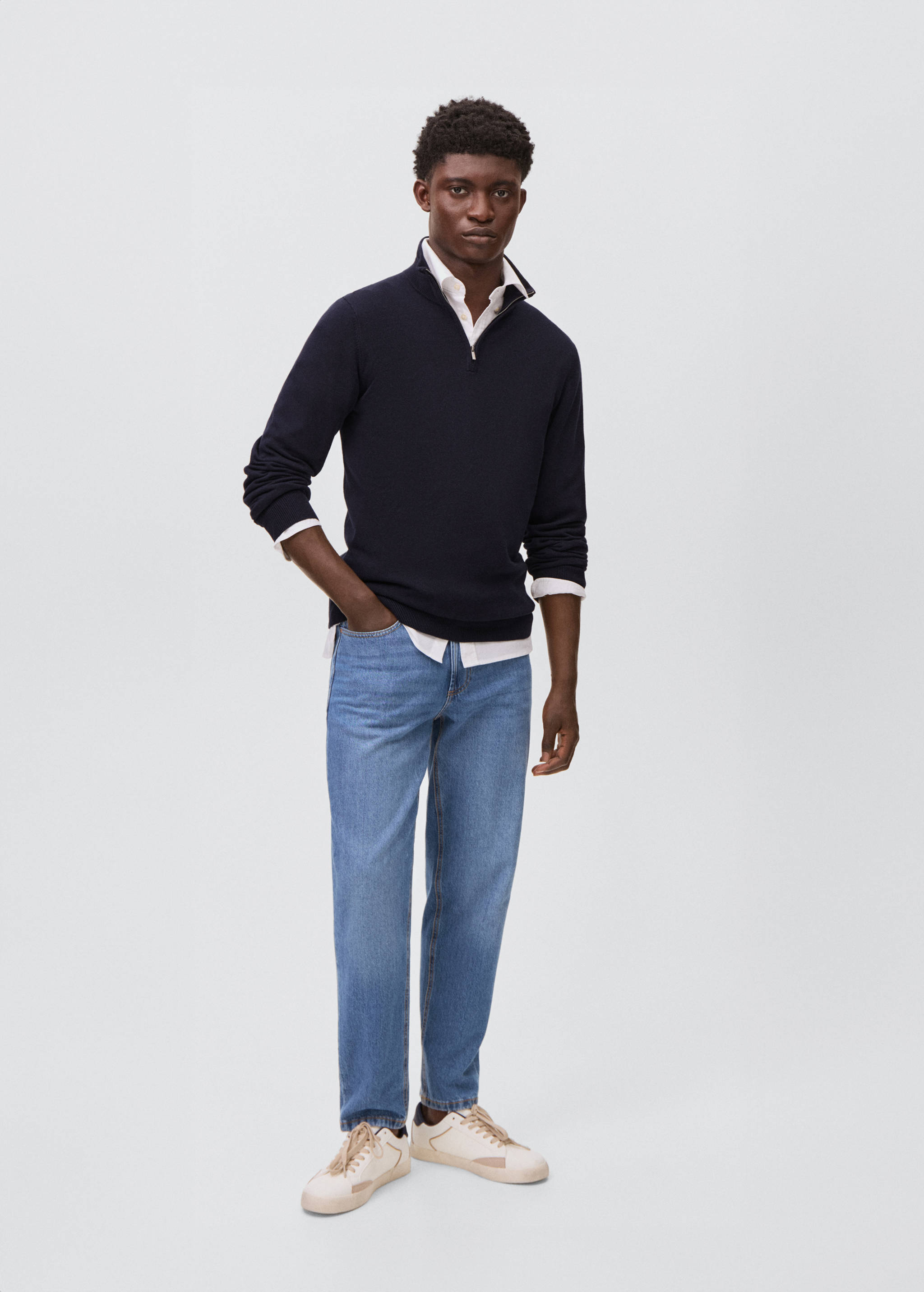 Jersey punto cuello perkins - Plano general