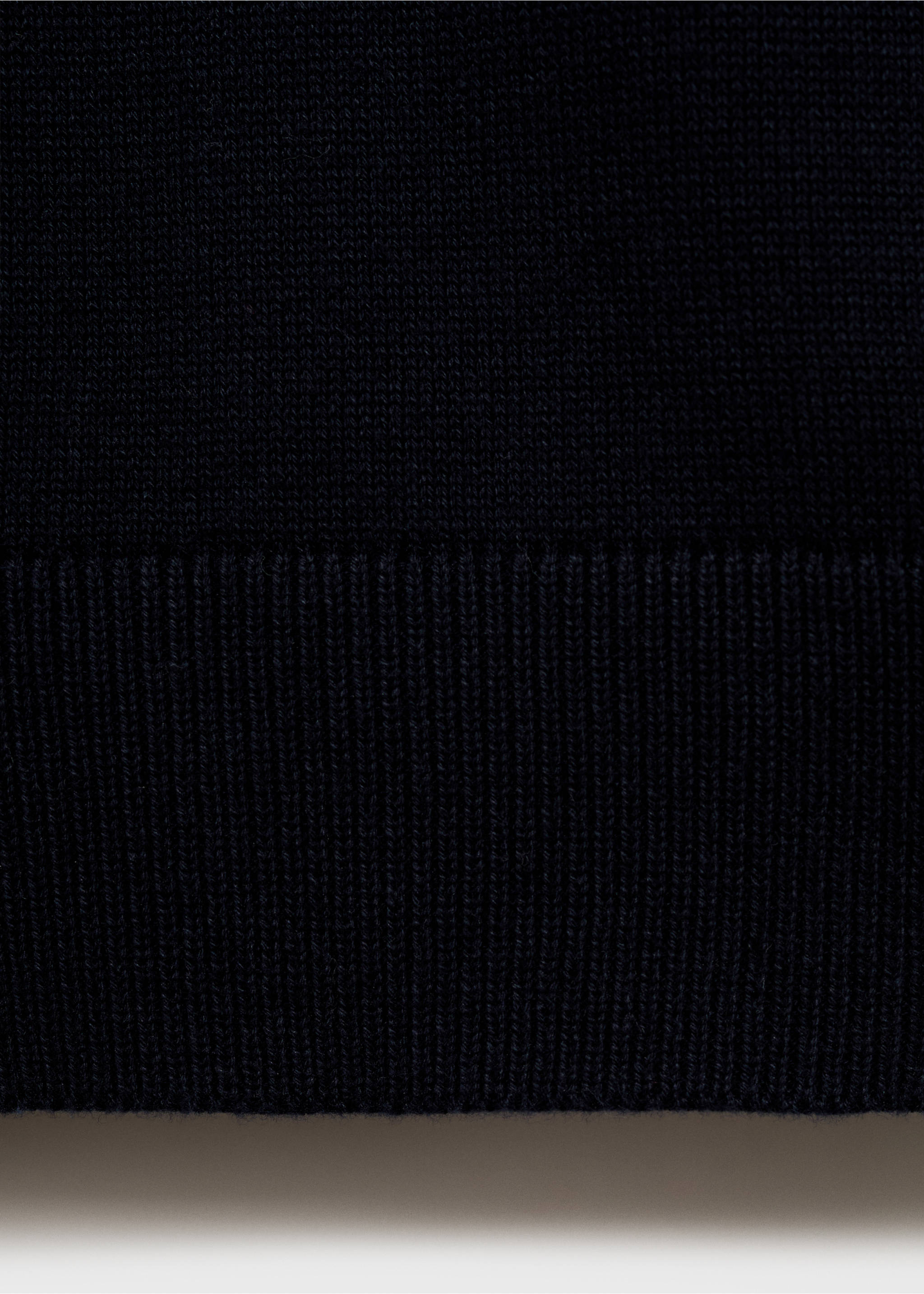 سترة محبوكة برقبة بيركنز - تفاصيل المنتج 0, أزرق غامق. Ref: 17081223-00.