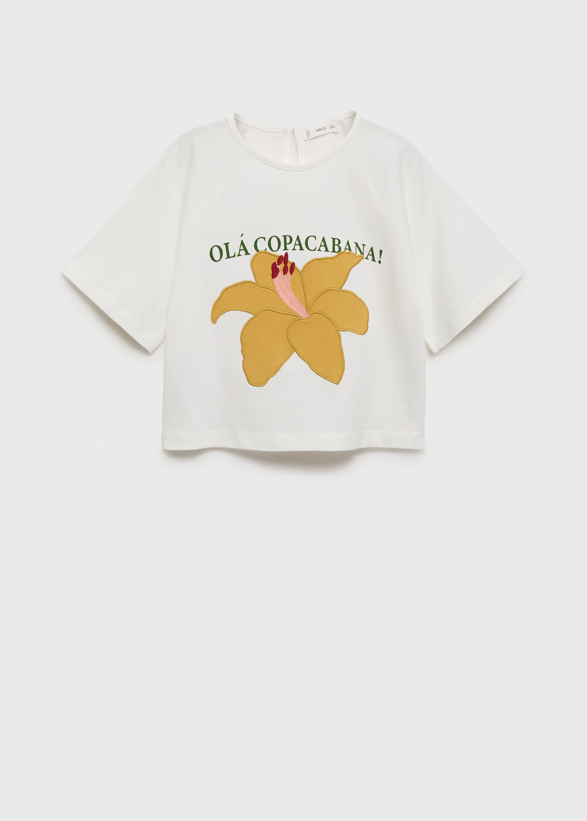 Embroidered short-sleeved t-shirt - Article without model