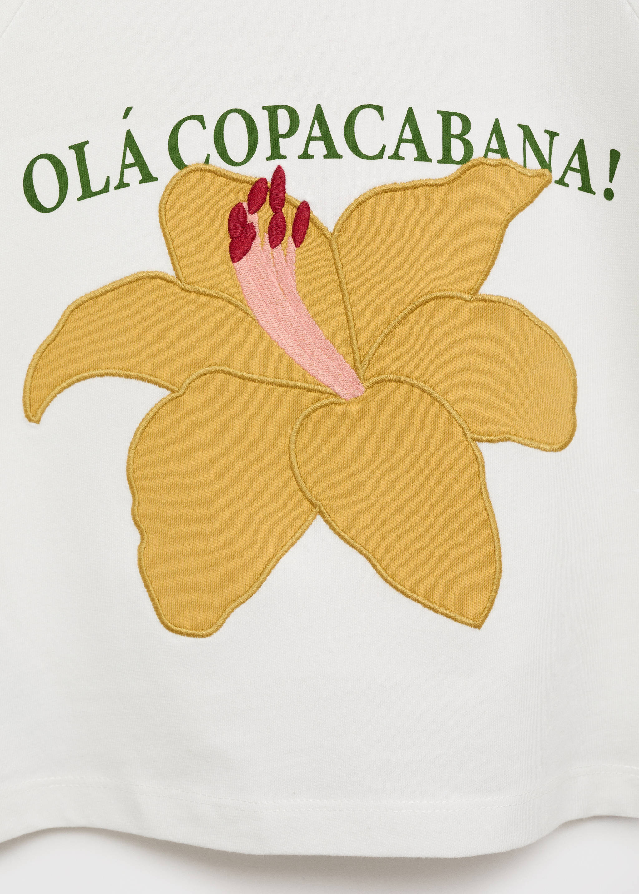 Embroidered short-sleeved t-shirt - Details of the article 8