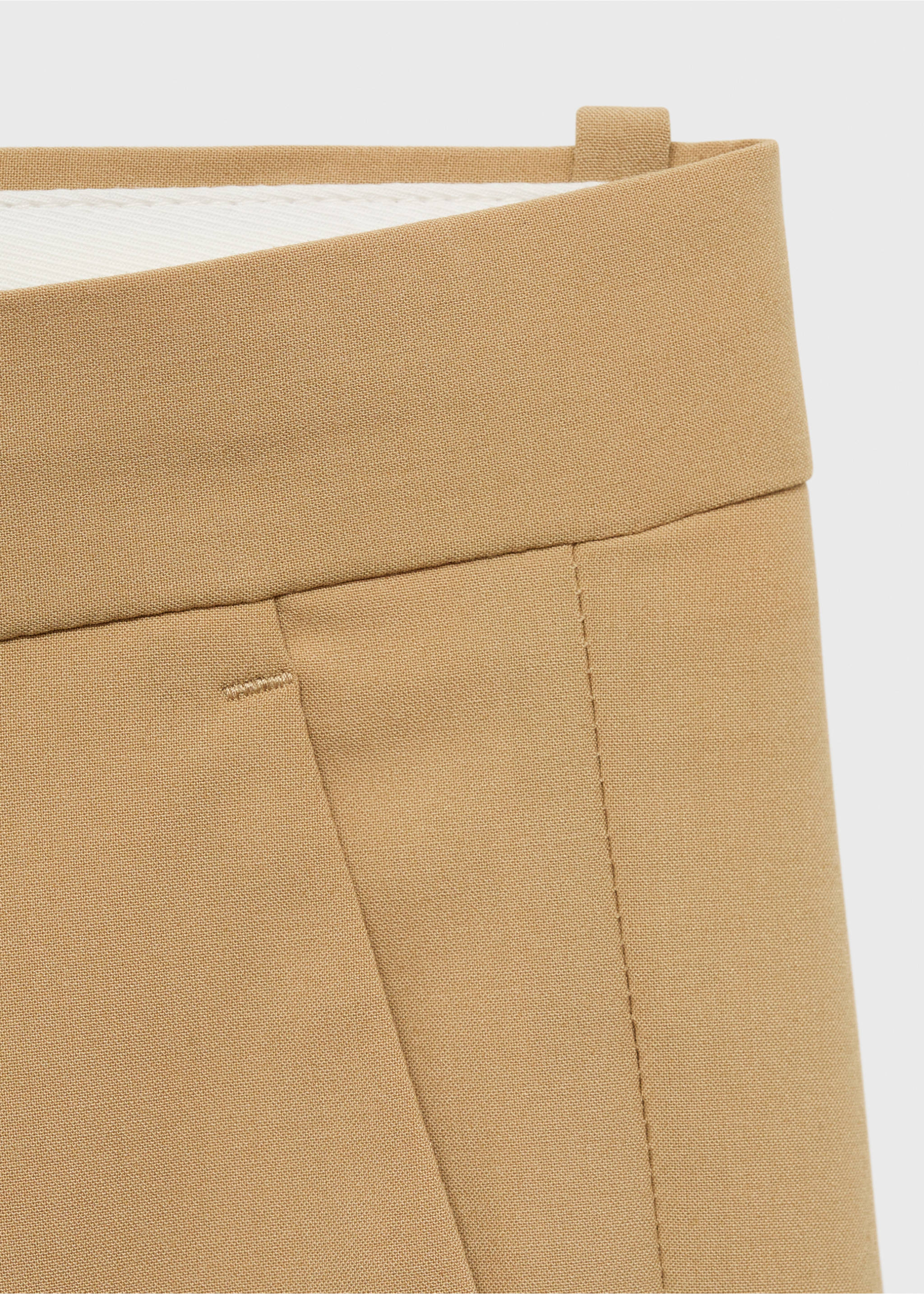 Boston regular-fit suit pants - Details of the article 8, Beige. Ref: 17081227-00.