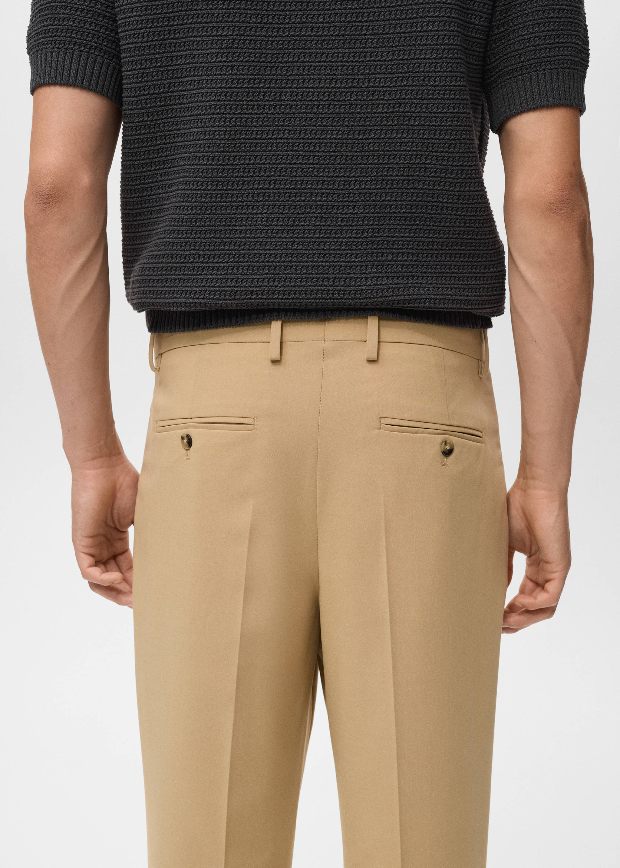 Boston regular-fit suit trousers - Details of the article 3