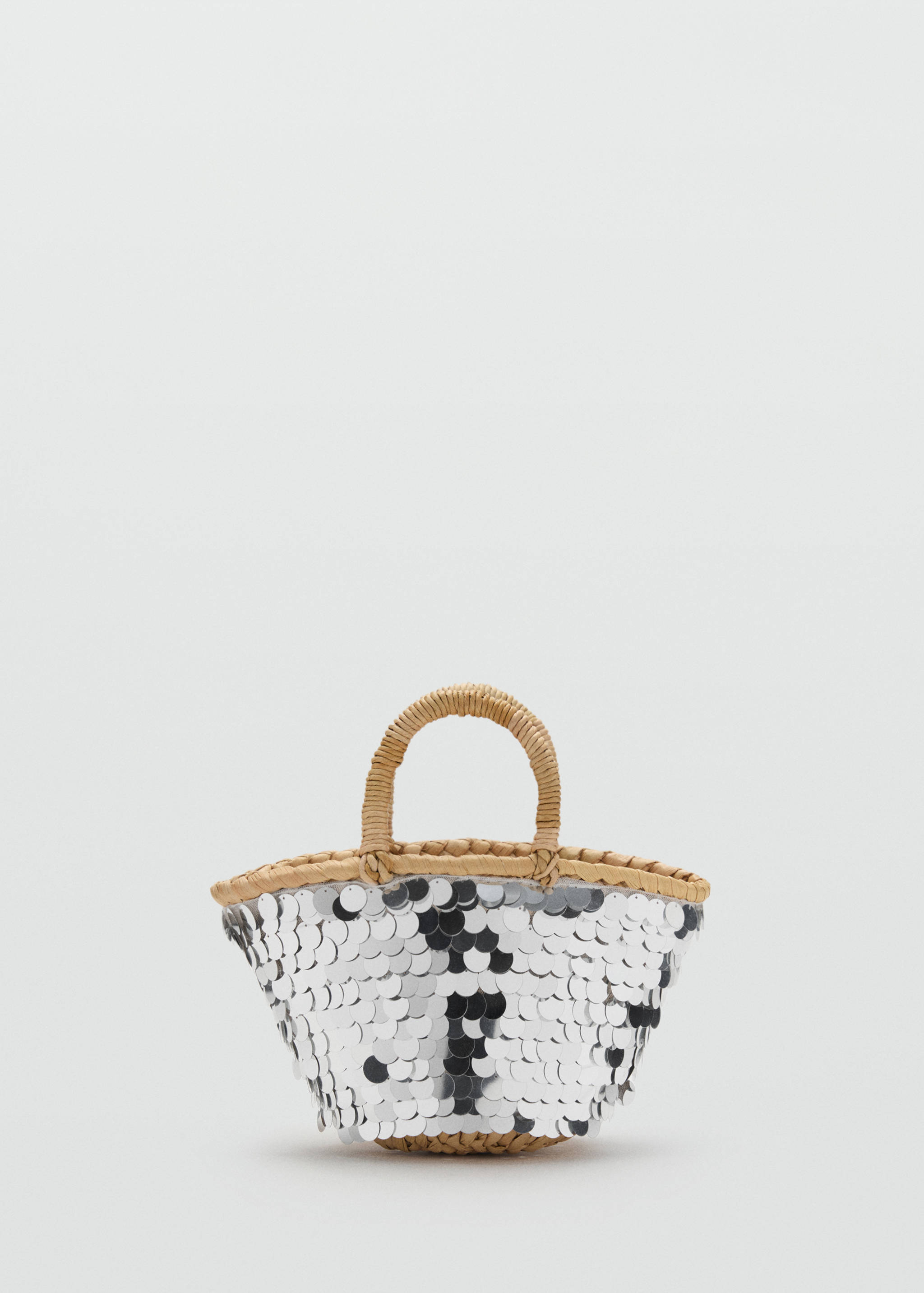 Sequined mini-basket - Article without model