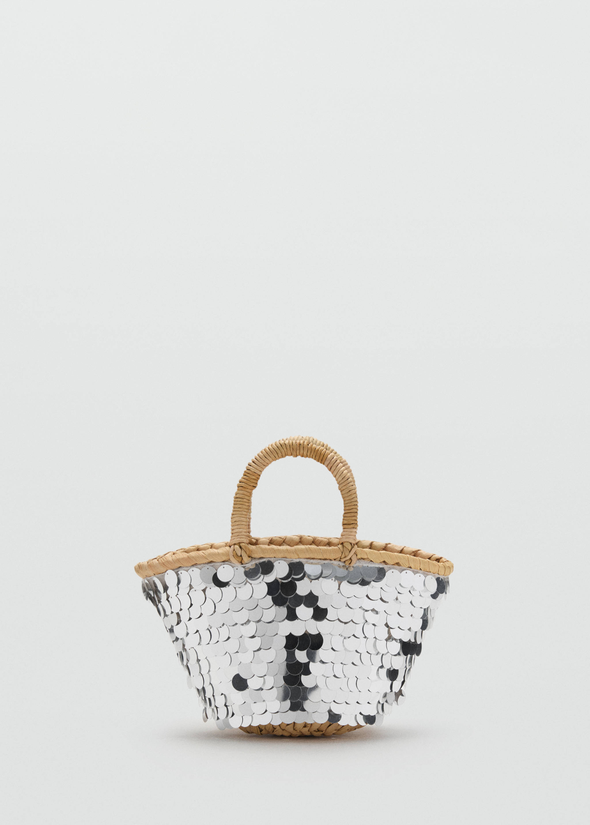 Sequined mini-basket - Article without model