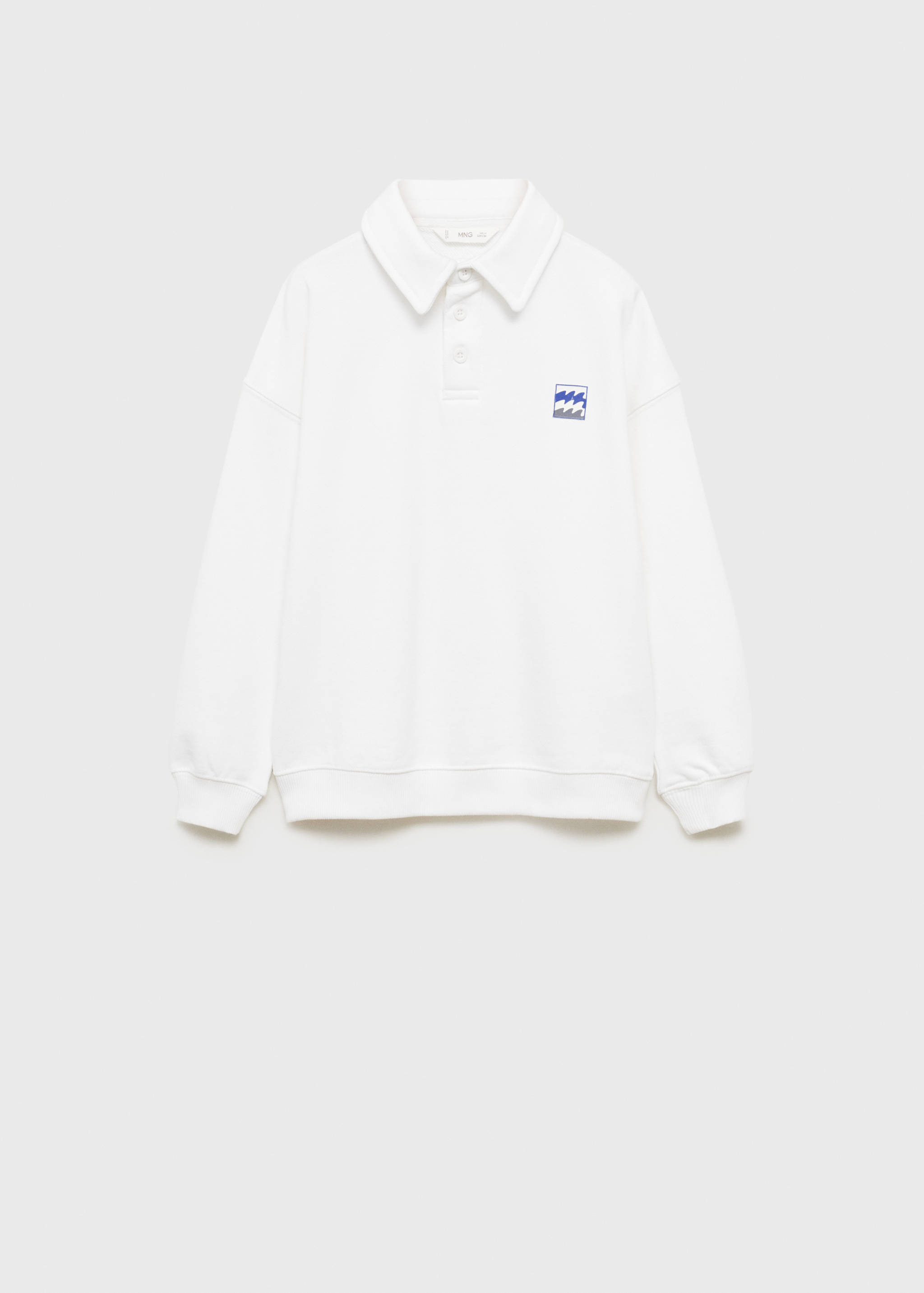 Printed cotton sweatshirt - Article without model