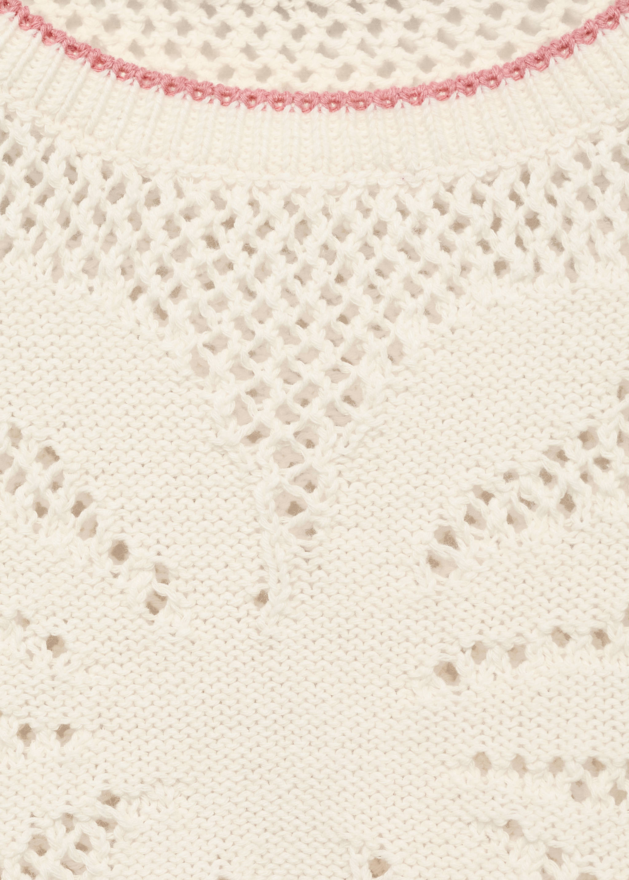 Knit sweater with lace pattern - Details of the article 8