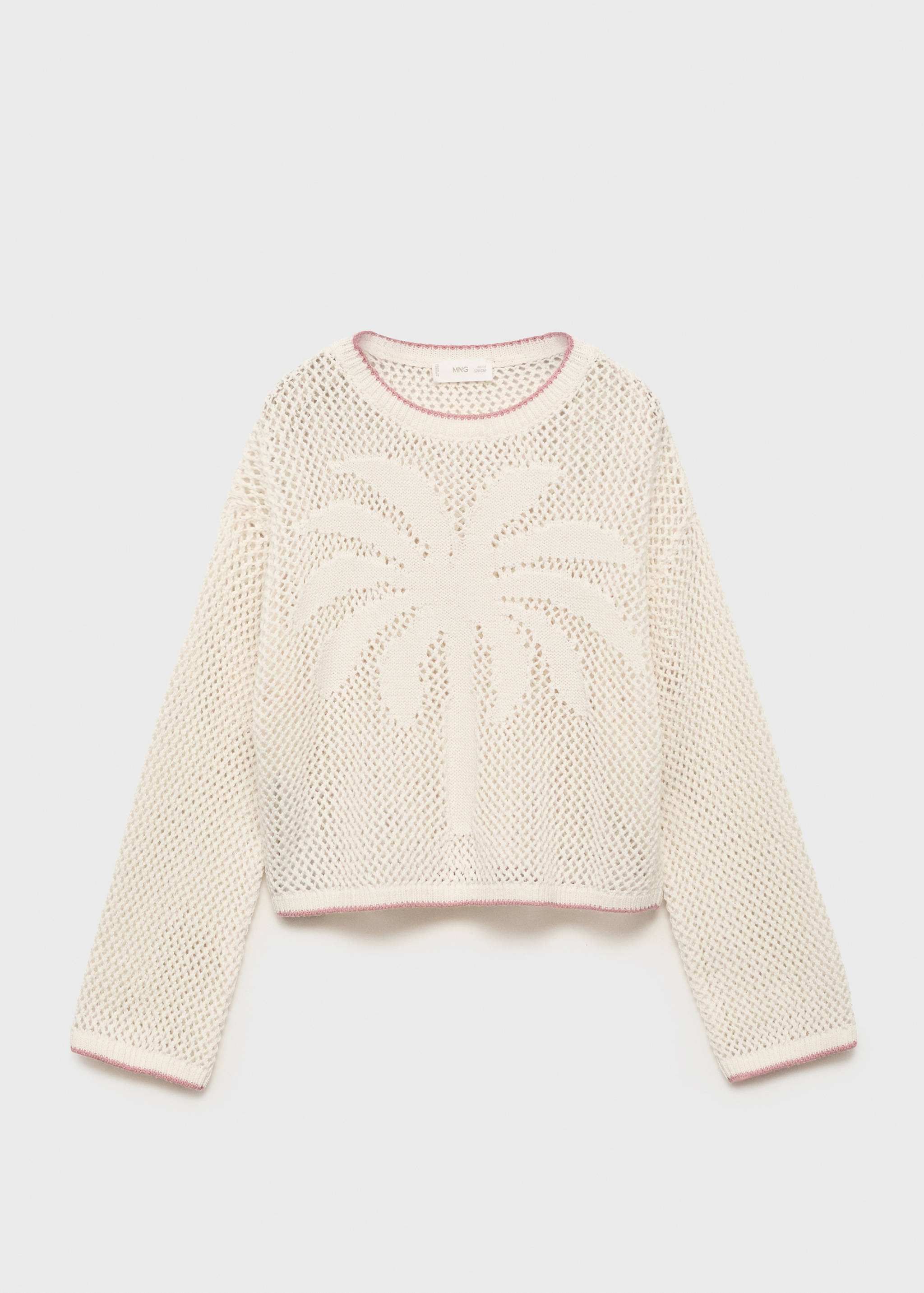 Pull en maille ajourée - Article sans modèle